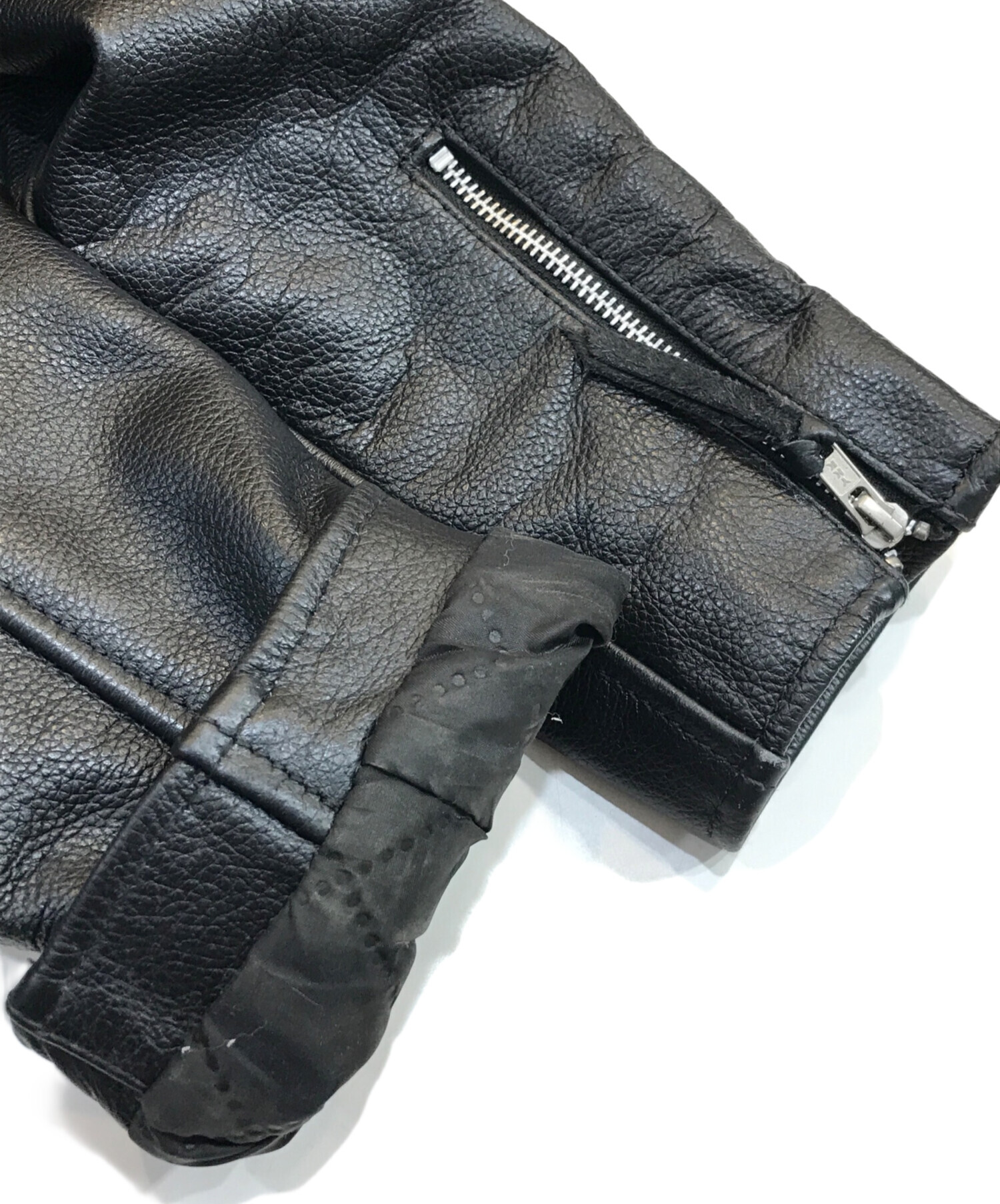 中古・古着通販】freedom (フリーダム) ダブルレザーライダース