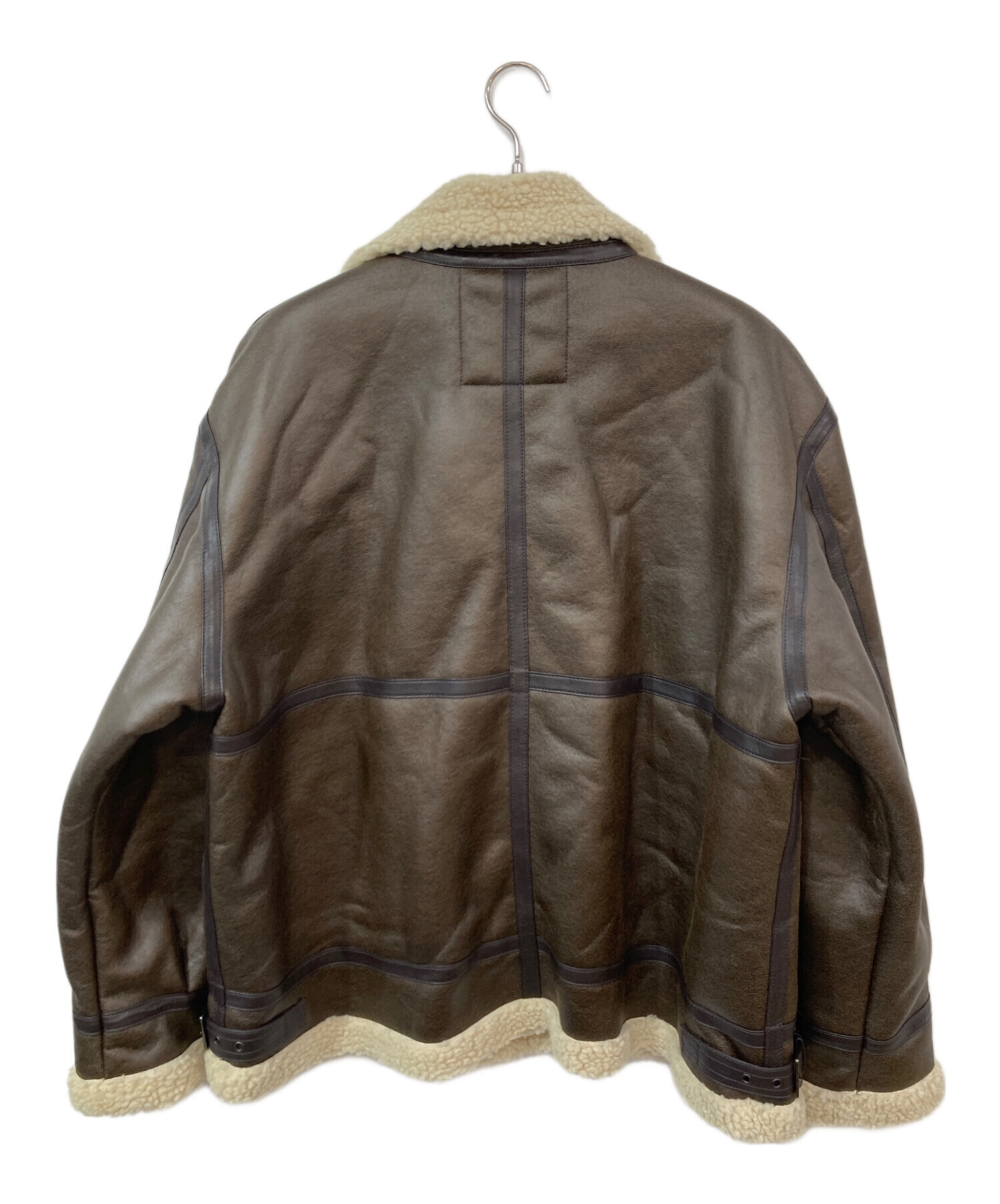 中古・古着通販】ALPHA (アルファ) B-3 フェイクムートンジャケット