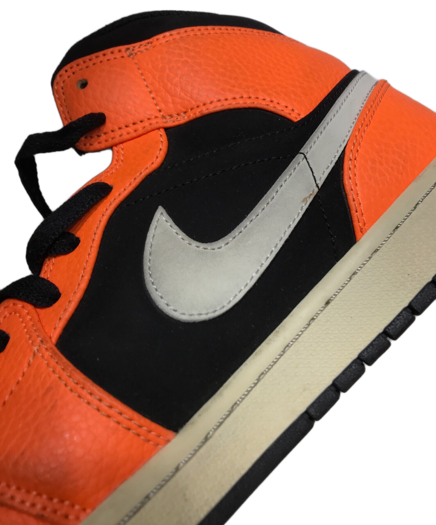 中古・古着通販】NIKE (ナイキ) Air Jordan 1 Mid Black Cone サイズ 