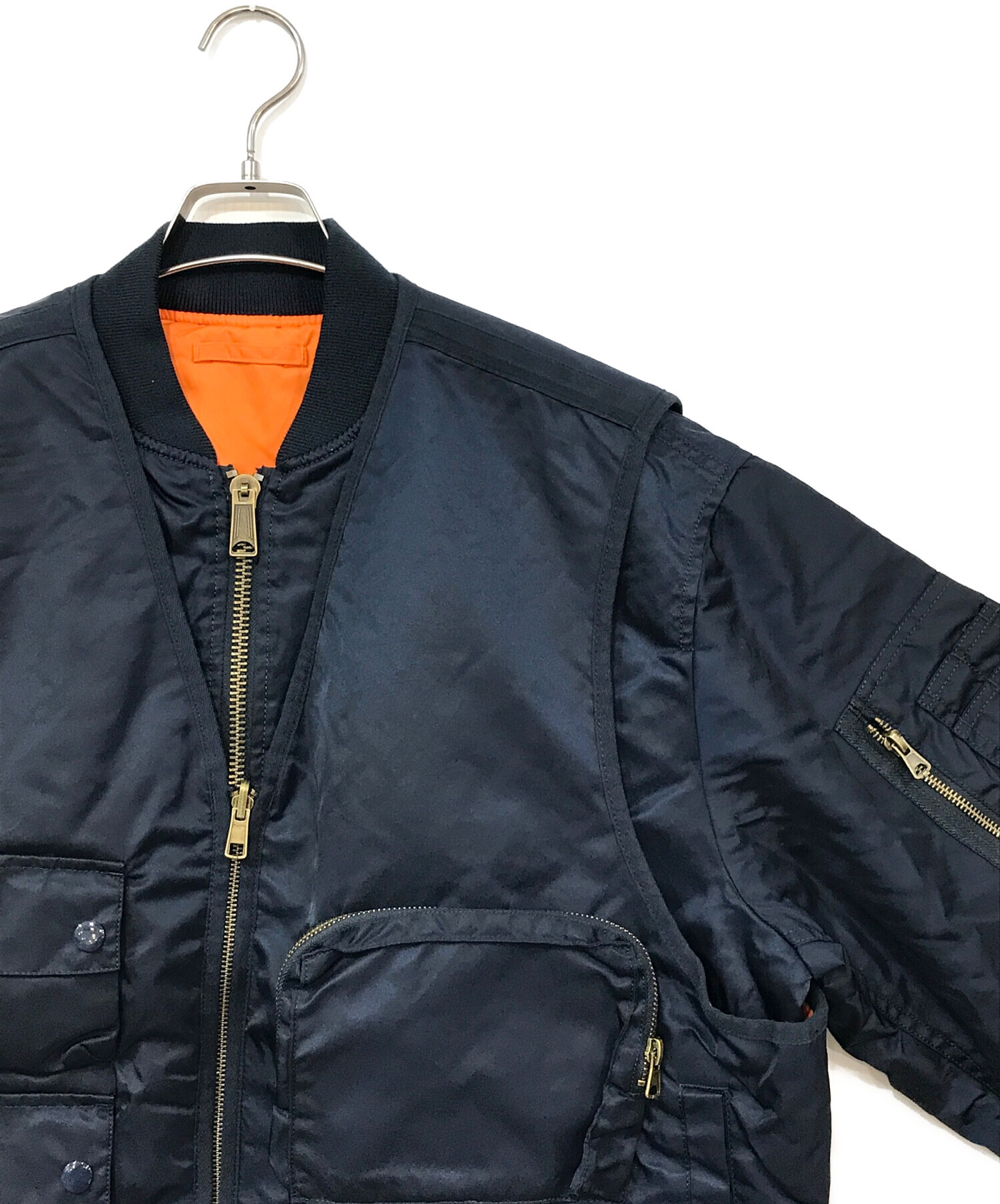 中古・古着通販】Supreme (シュプリーム) 2-in-1 MA-1 + Vest ネイビー