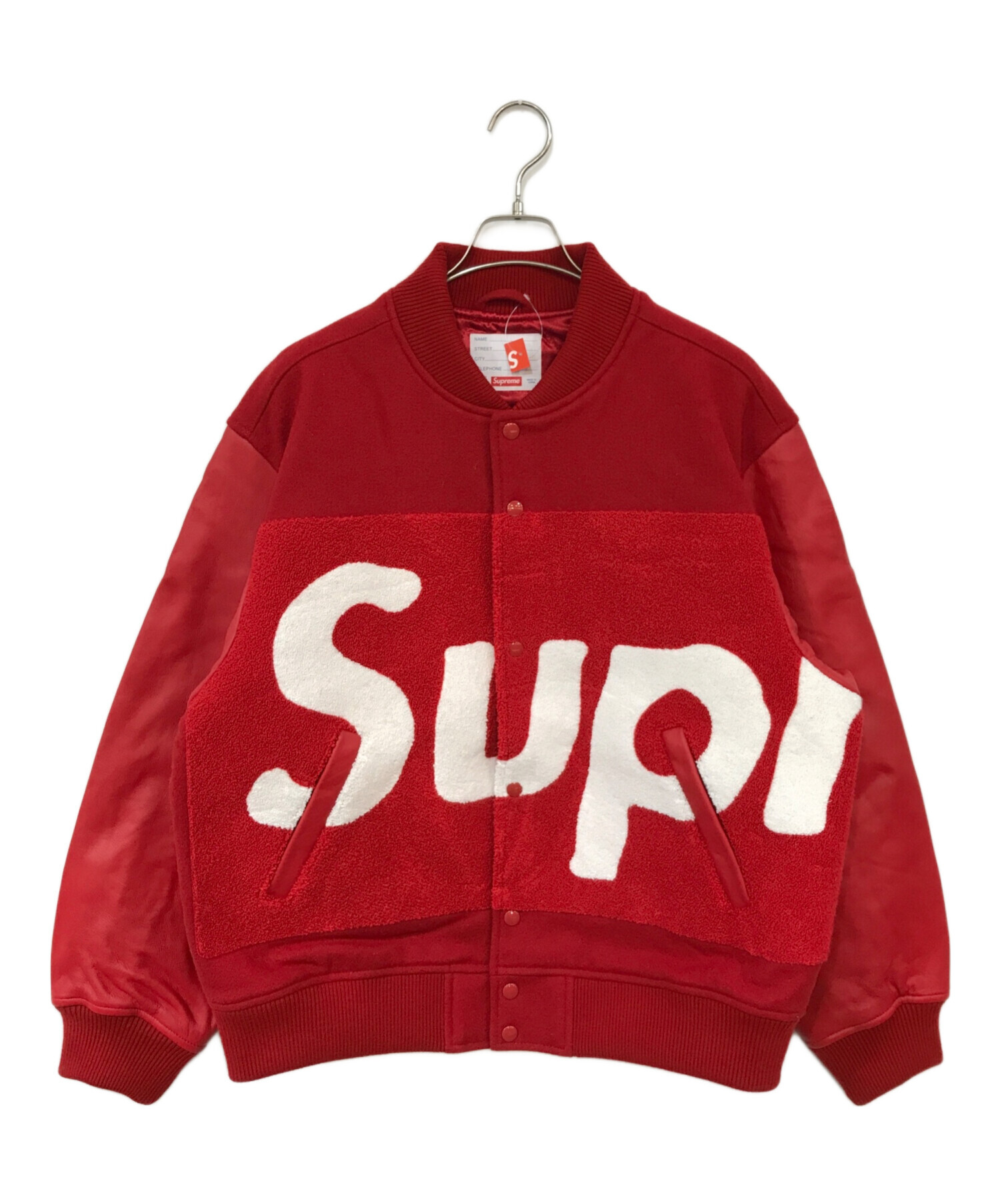 Supreme Big Logo Chenille Varsity Jacket