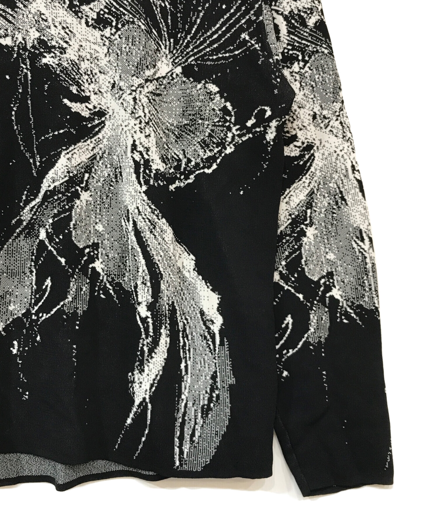 中古・古着通販】TAAKK (ターク) JACQUARD KNIT ブラック サイズ:2