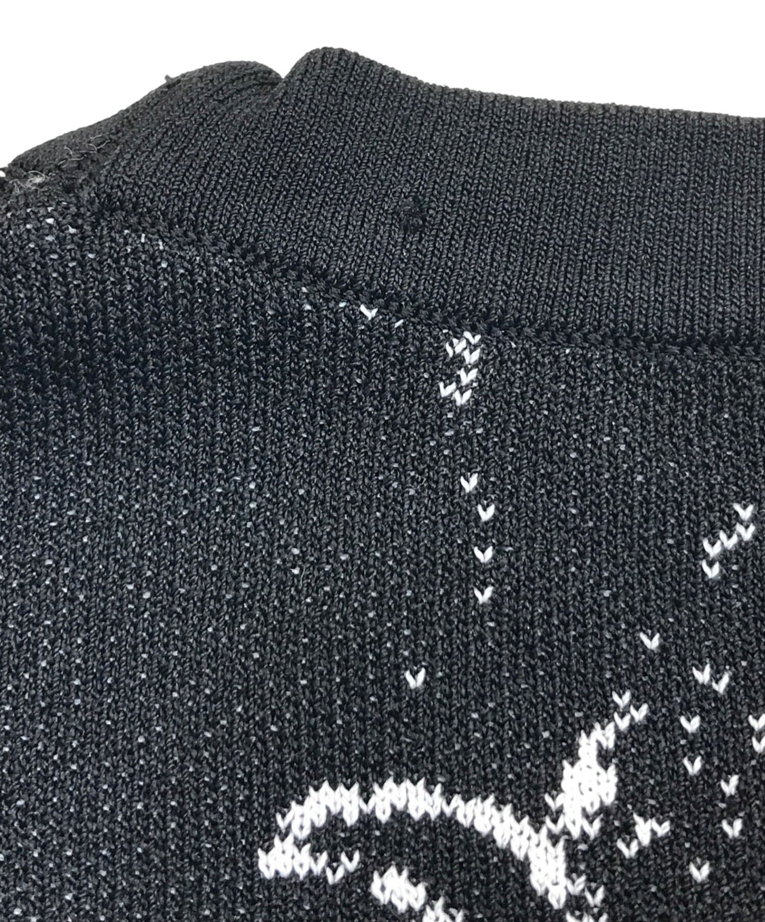 中古・古着通販】TAAKK (ターク) JACQUARD KNIT ブラック サイズ:2
