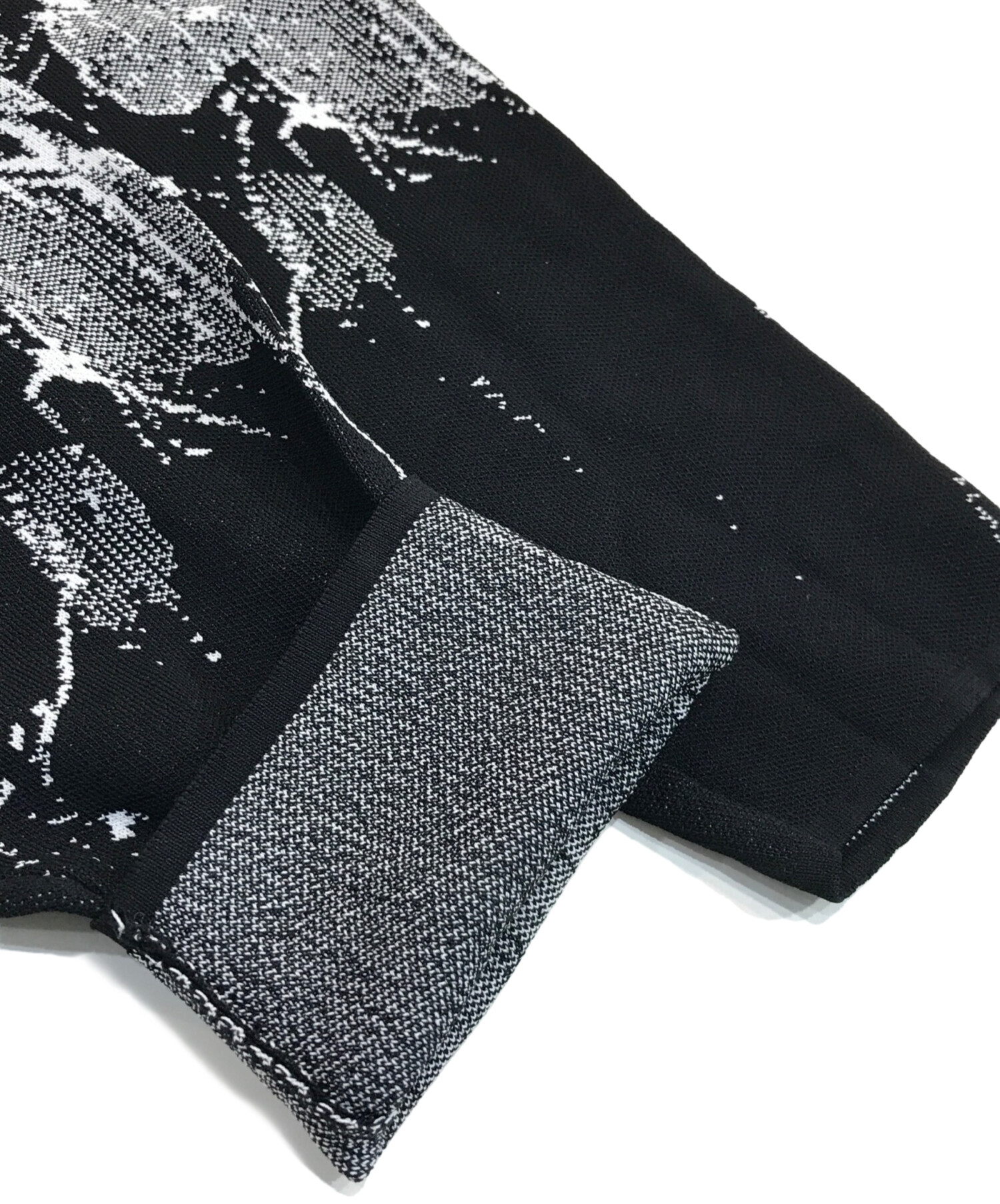 中古・古着通販】TAAKK (ターク) JACQUARD KNIT ブラック サイズ:2