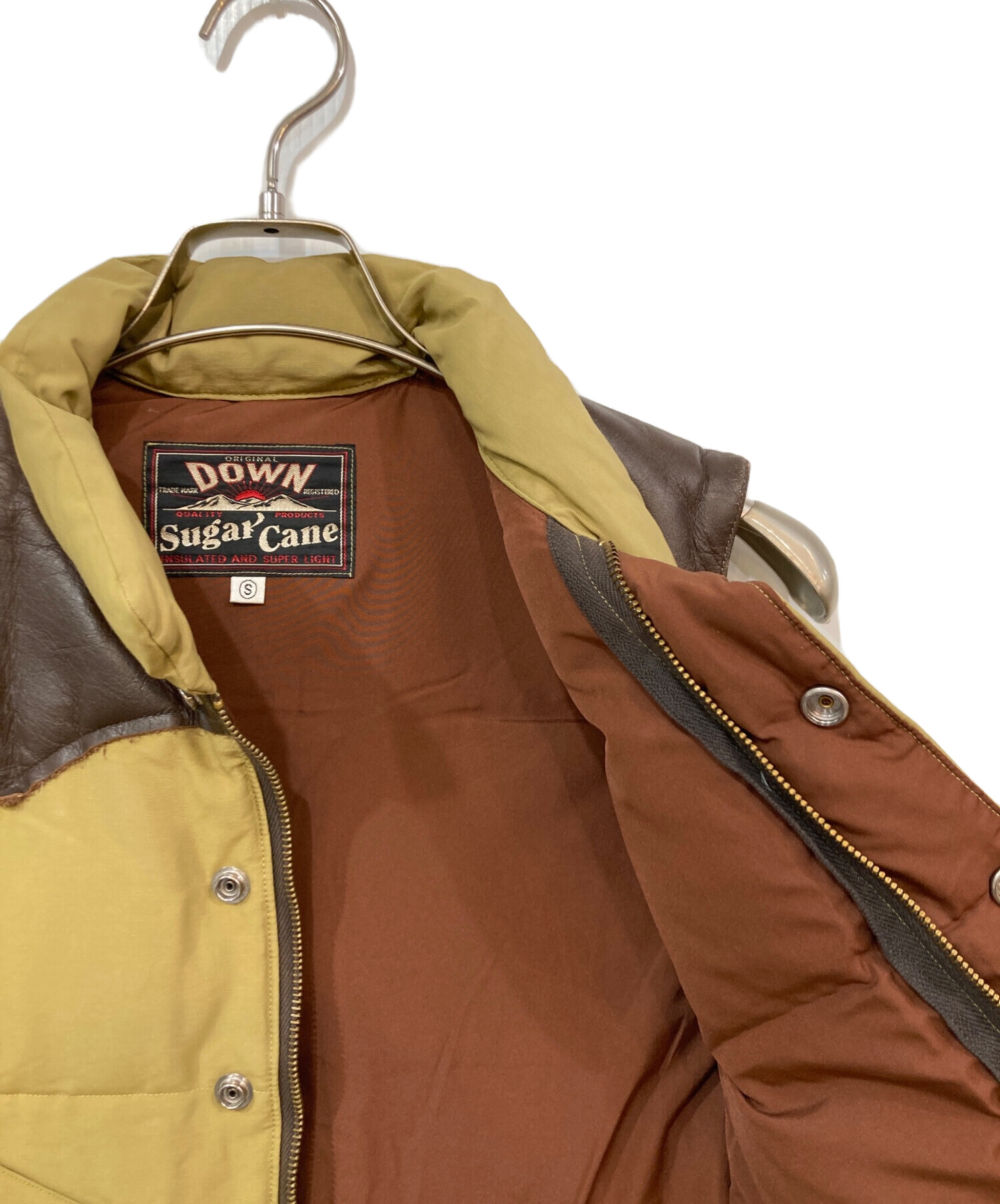 中古・古着通販】SUGAR CANE (シュガーケーン) ダウンベスト ベージュ