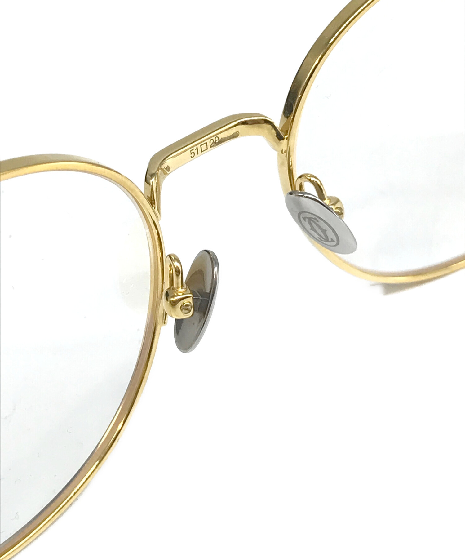 中古Cartier サングラス カルティエ ほぼ新品 CARTIER カルティエ 