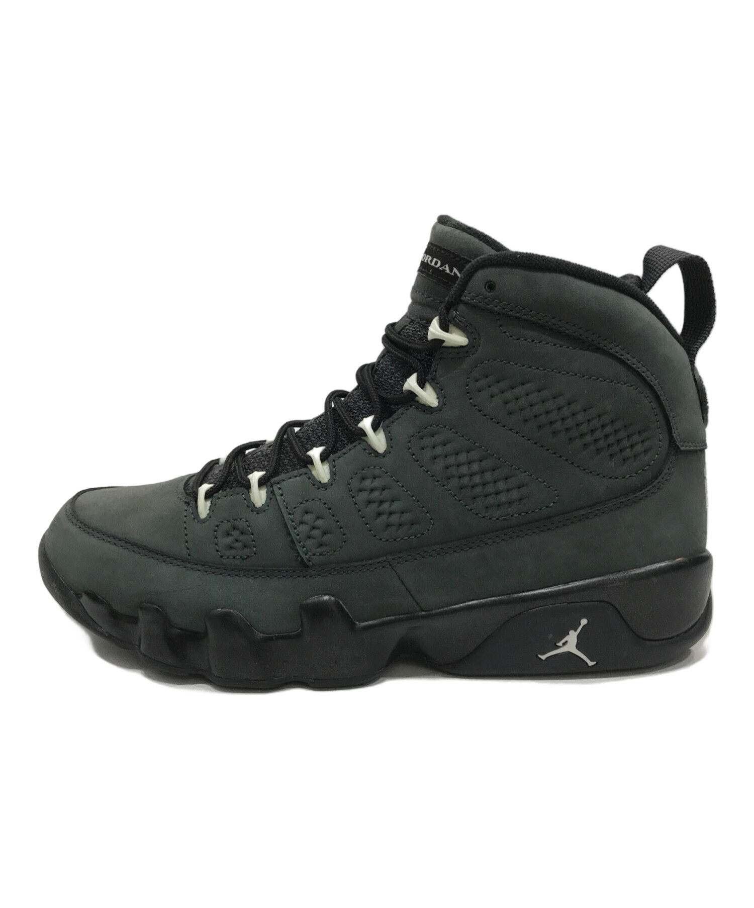 中古・古着通販】NIKE (ナイキ) AIR JORDAN 9 RETRO グレー サイズ 