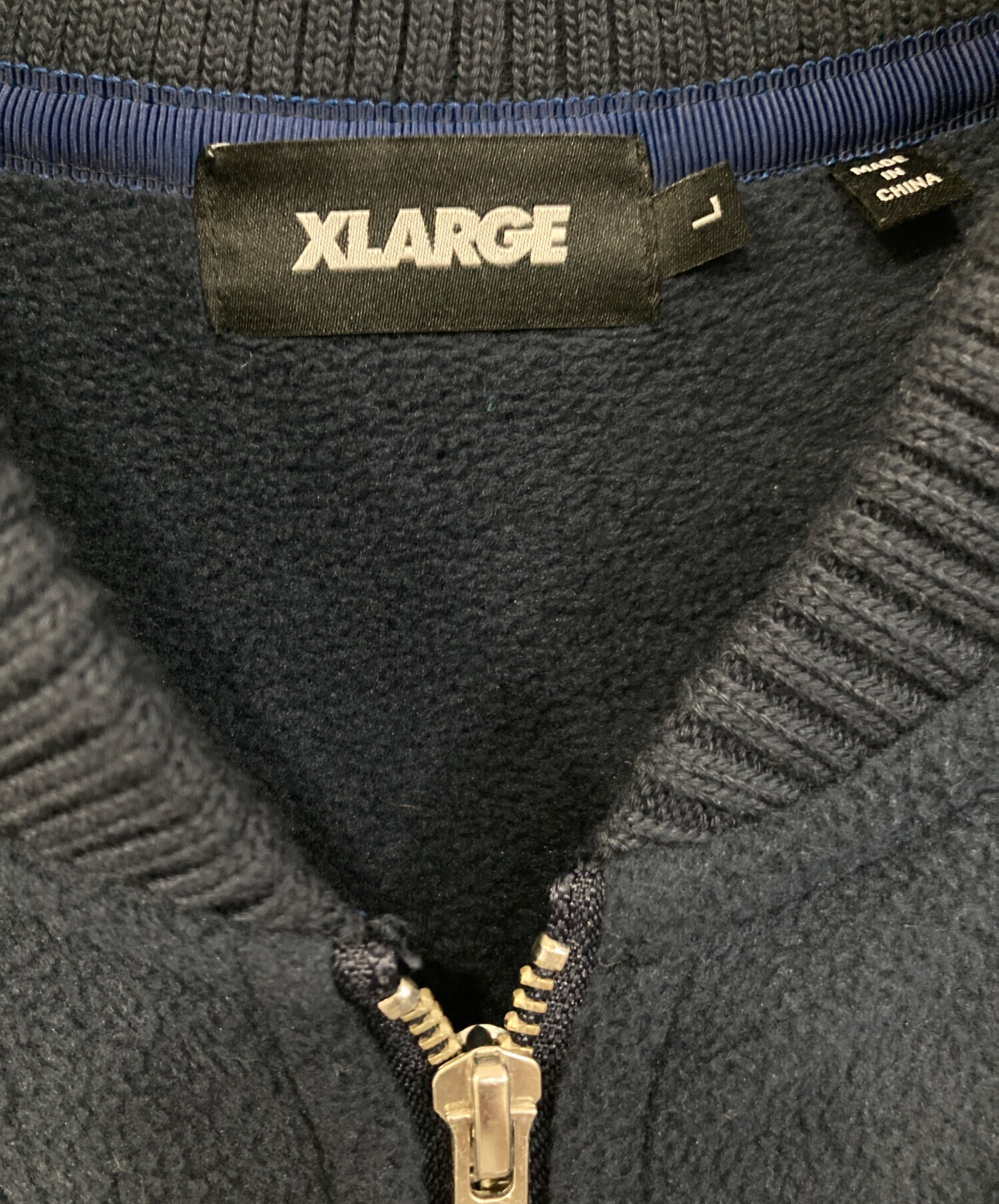 中古・古着通販】X-LARGE (エクストララージ) EMBROIDERED RIB LINE