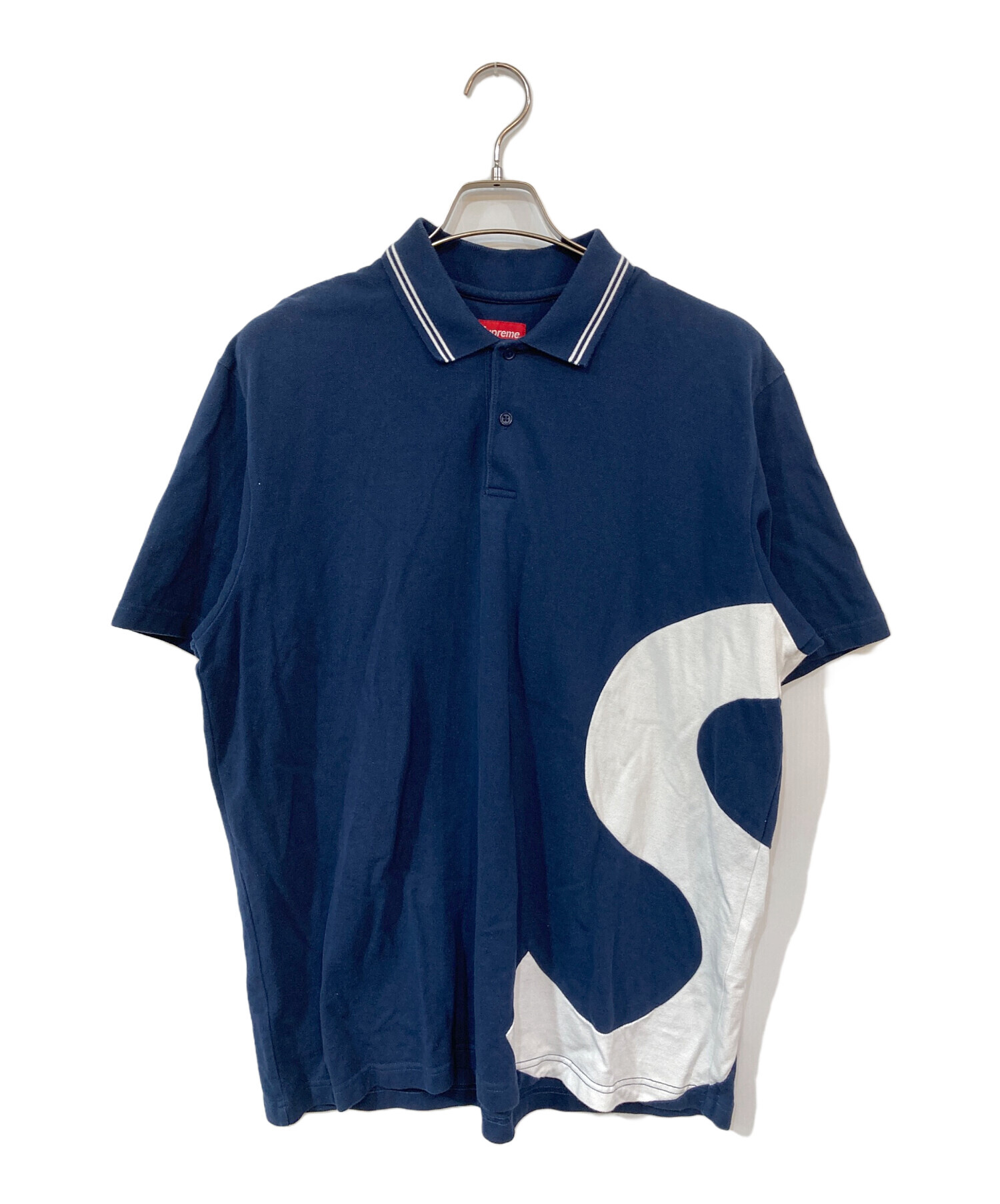 中古・古着通販】SUPREME (シュプリーム) S Logo Polo ネイビー サイズ 