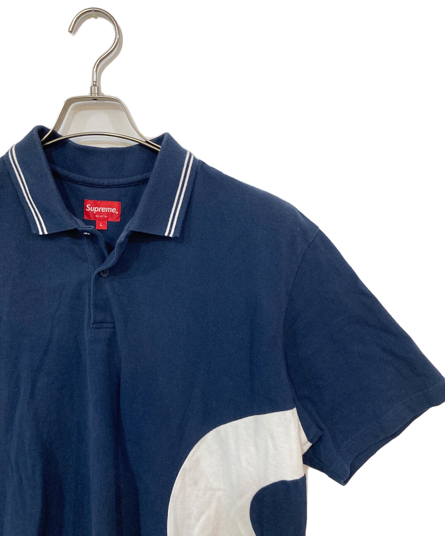 中古・古着通販】SUPREME (シュプリーム) S Logo Polo ネイビー サイズ 