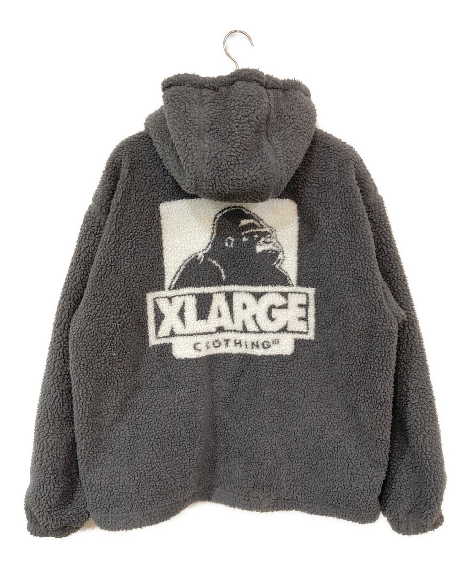 中古・古着通販】XLARGE (エックスラージ) ボアジャケット グレー 