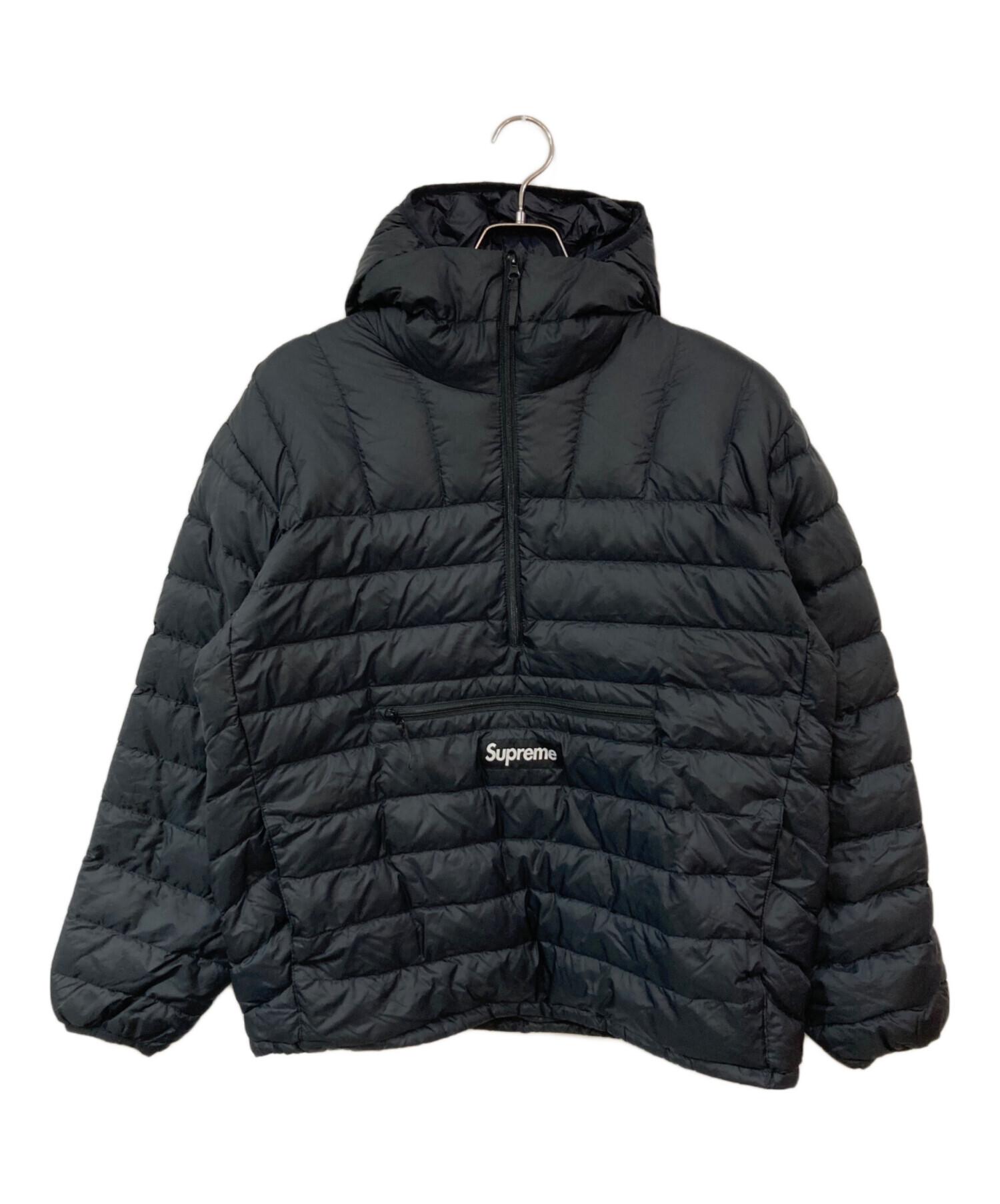 Supreme マイクロダウンジャケット Mサイズ　ブラック 中古・古着通販】SUPREME (シュプリーム) Micro Down Half Zip Hooded