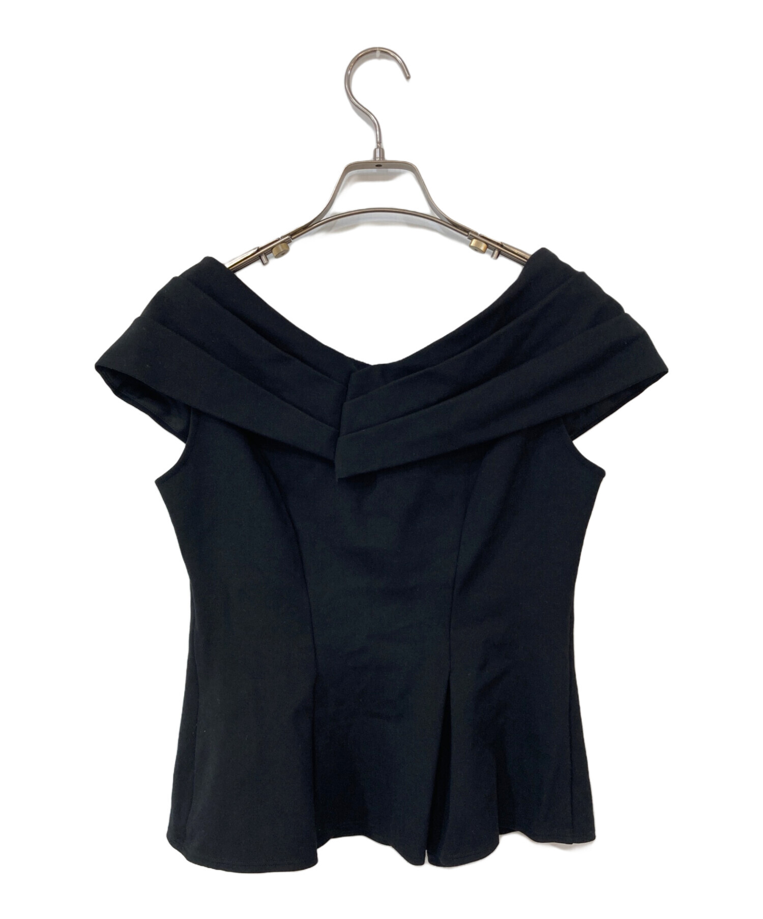 中古・古着通販】Her lip to (ハーリップトゥ) Shawl Peplum Top 