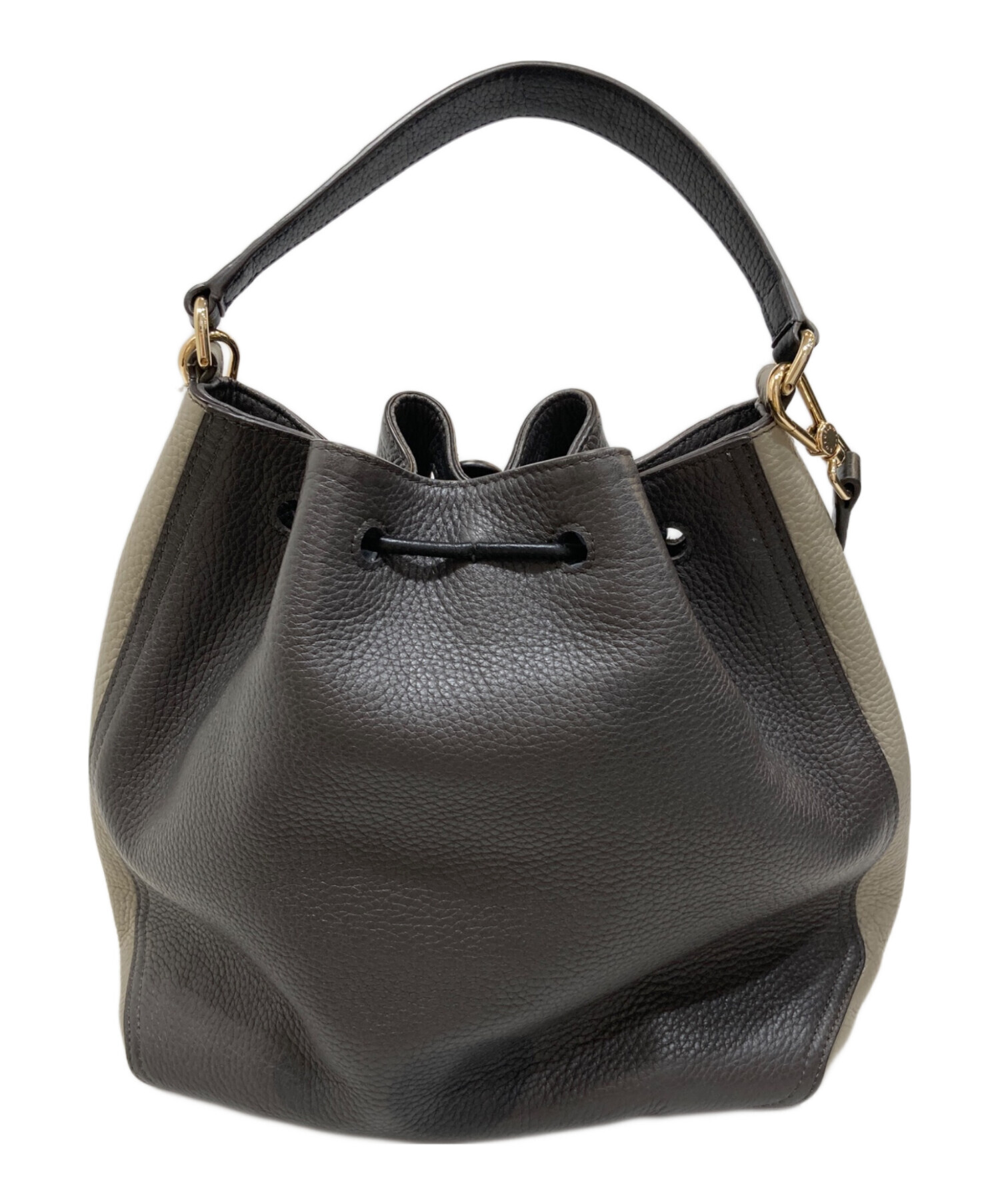 中古・古着通販】FURLA (フルラ) アテナショルダーバッグ グレー 