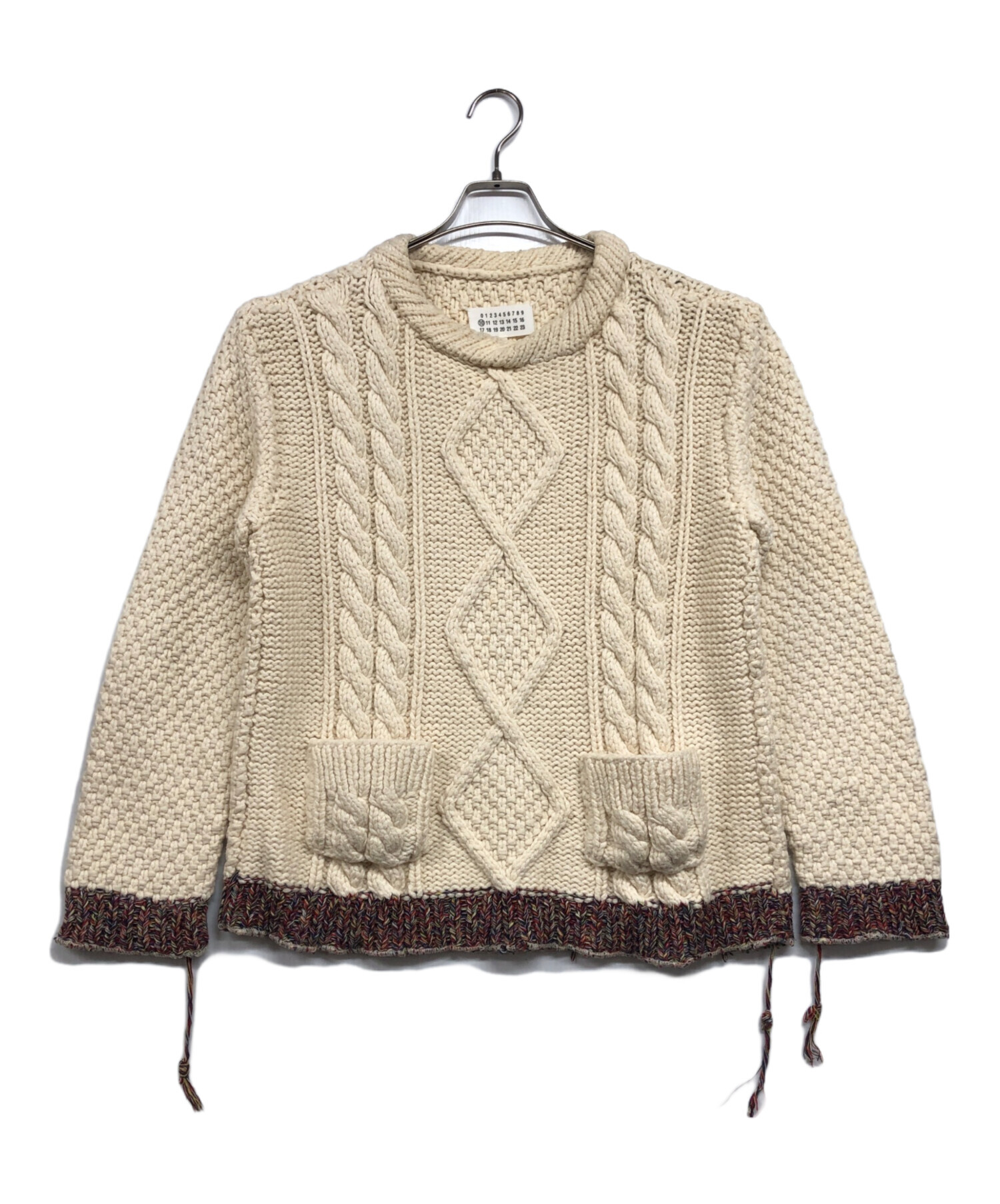 新品 XL 22ss マルジェラ ハーフケーブルタートルネックニット 13565 中古・古着通販】Maison Margiela (メゾンマルジェラ) cable knit