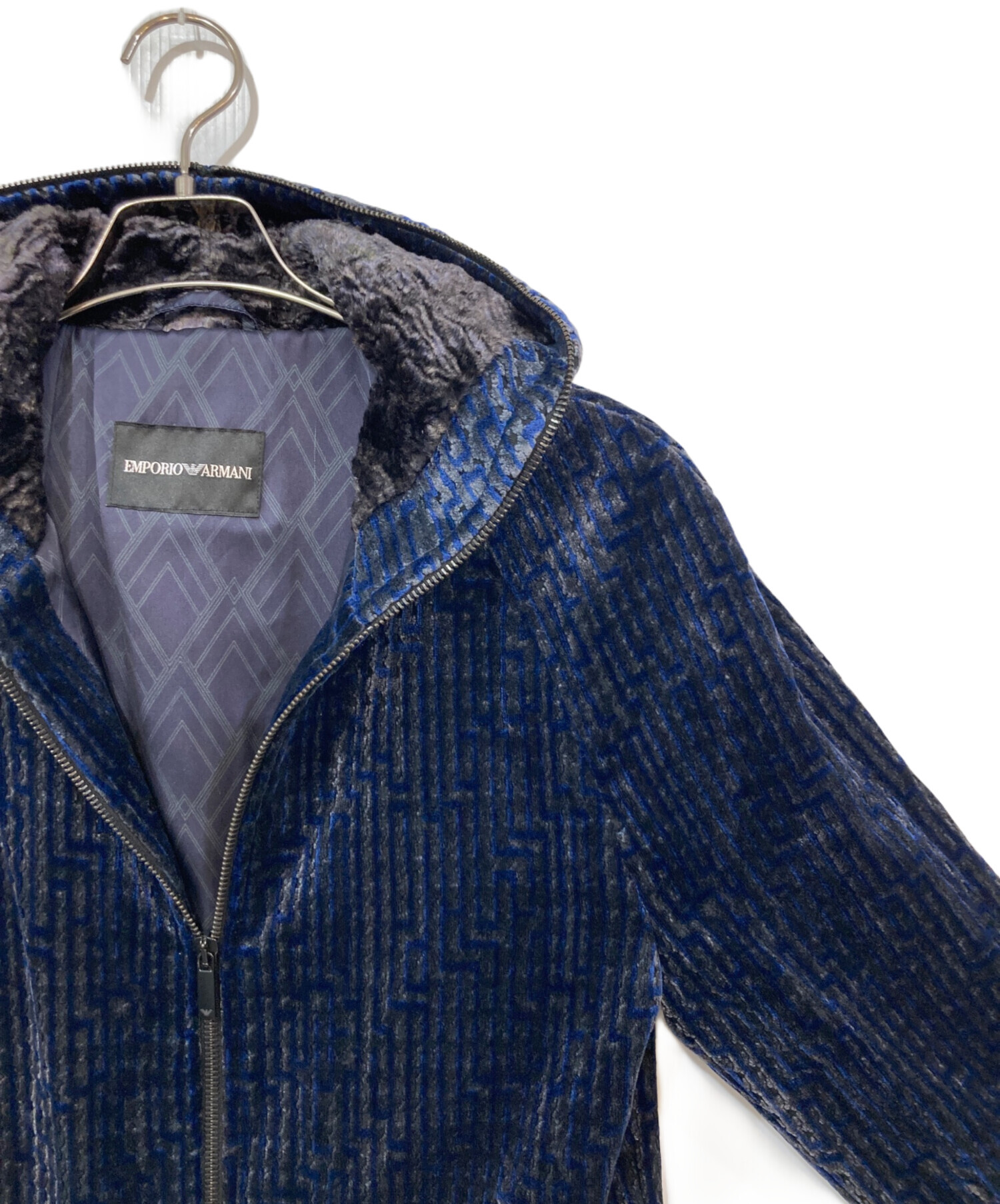 中古・古着通販】EMPORIO ARMANI (エンポリオアルマーニ) ベロアジップ