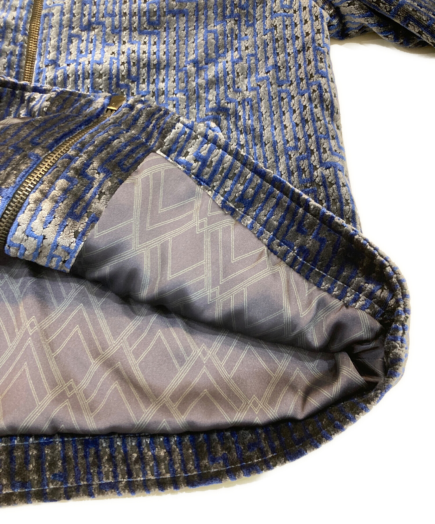 中古・古着通販】EMPORIO ARMANI (エンポリオアルマーニ) ベロアジップ