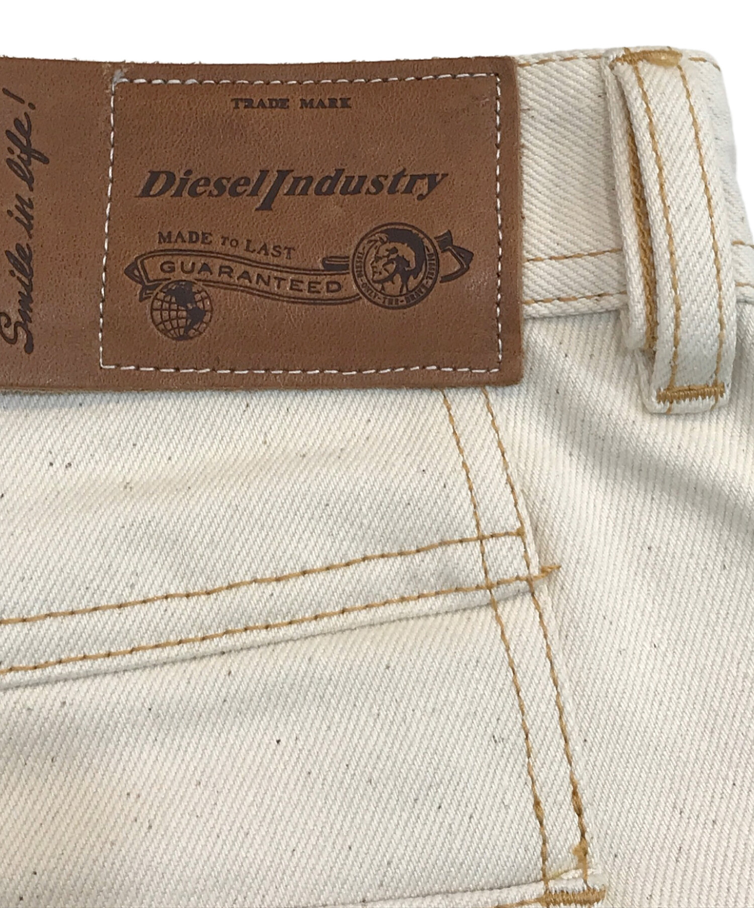 中古・古着通販】DIESEL (ディーゼル) デニムパンツ ベージュ サイズ
