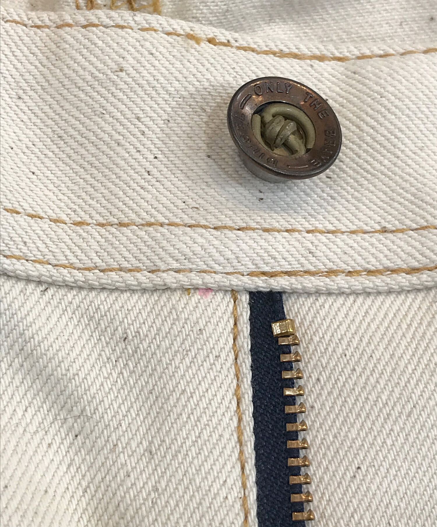 中古・古着通販】DIESEL (ディーゼル) デニムパンツ ベージュ サイズ 