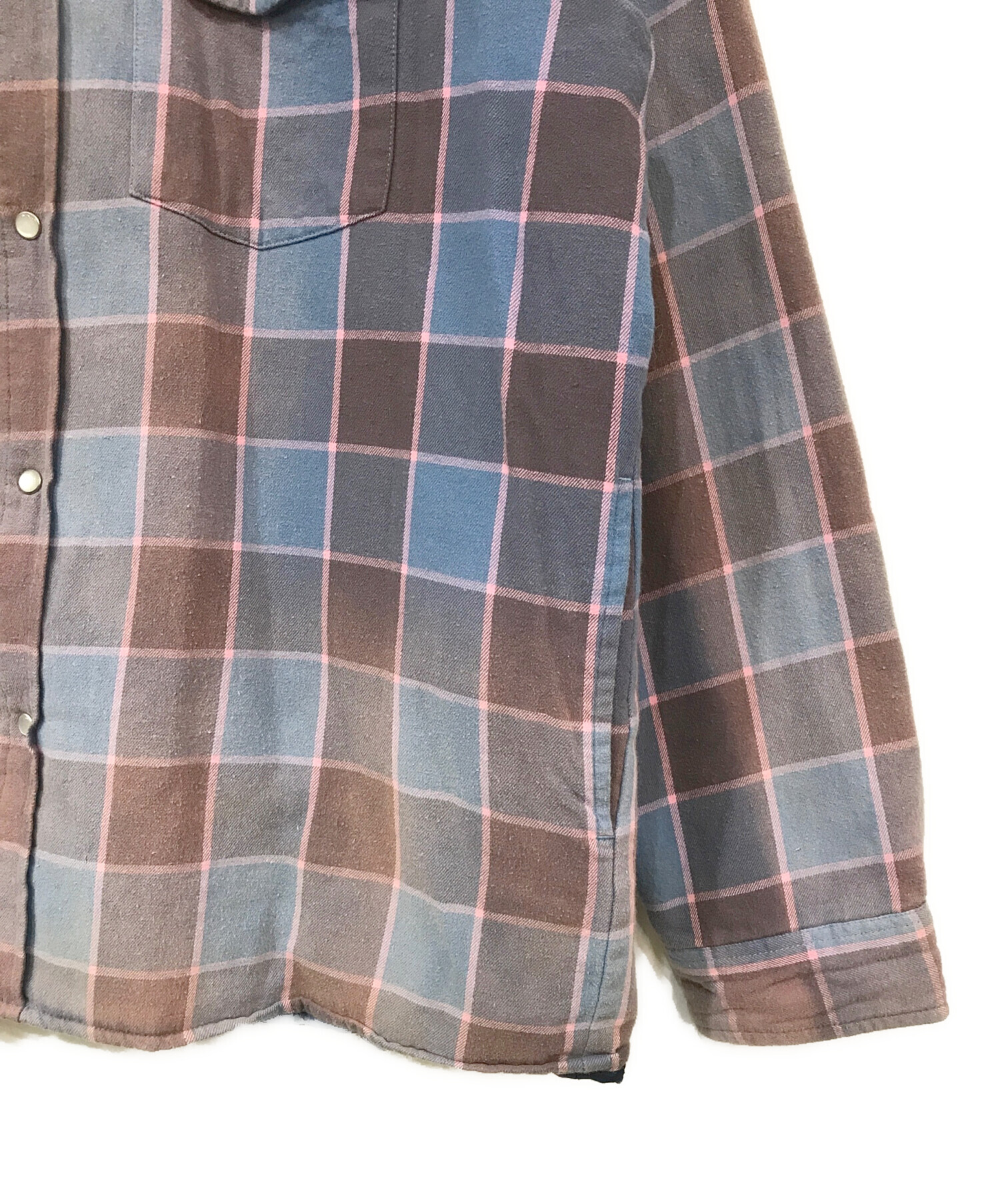 中古・古着通販】SUPREME (シュプリーム) Quilted Faded Plaid Shirts 
