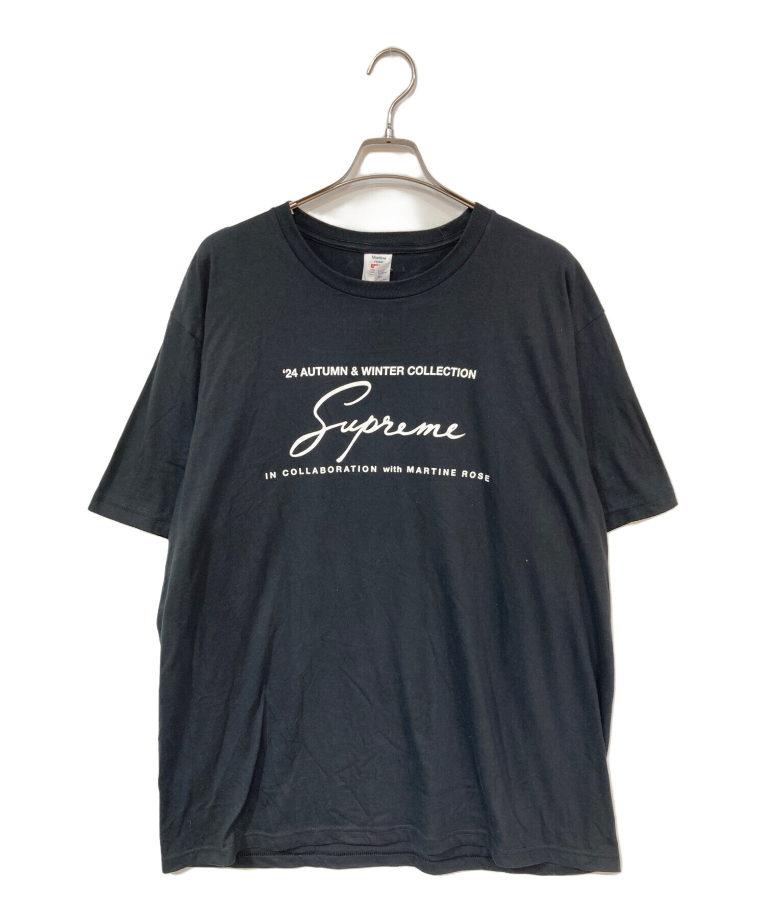 中古・古着通販】SUPREME (シュプリーム) プリントTシャツ ブラック 