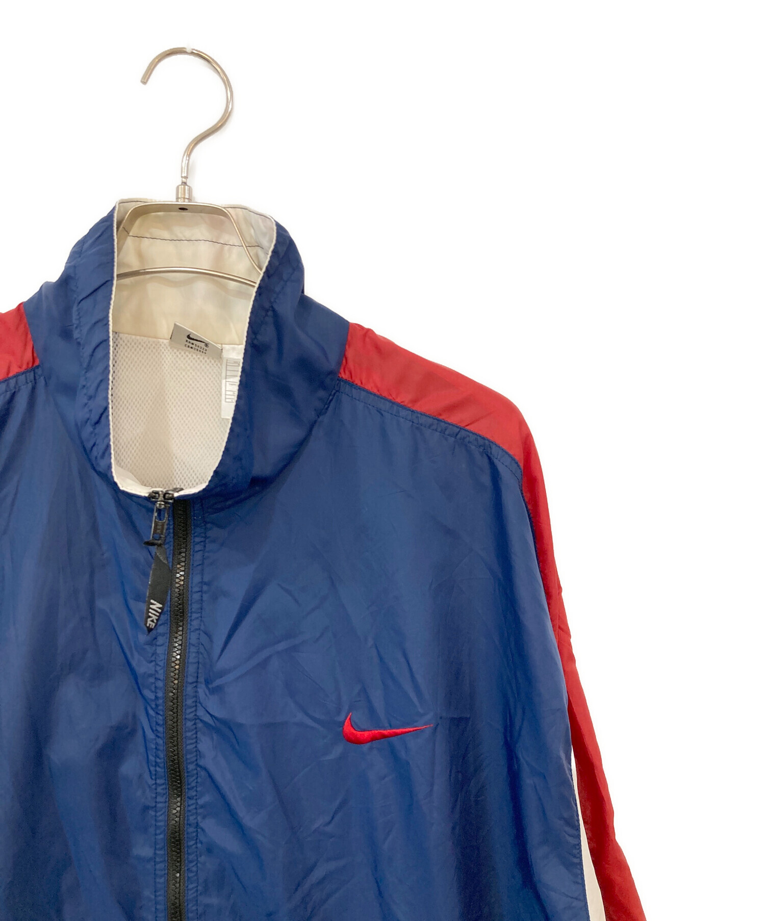 中古・古着通販】NIKE (ナイキ) ナイロンジャケット ブルー サイズ 