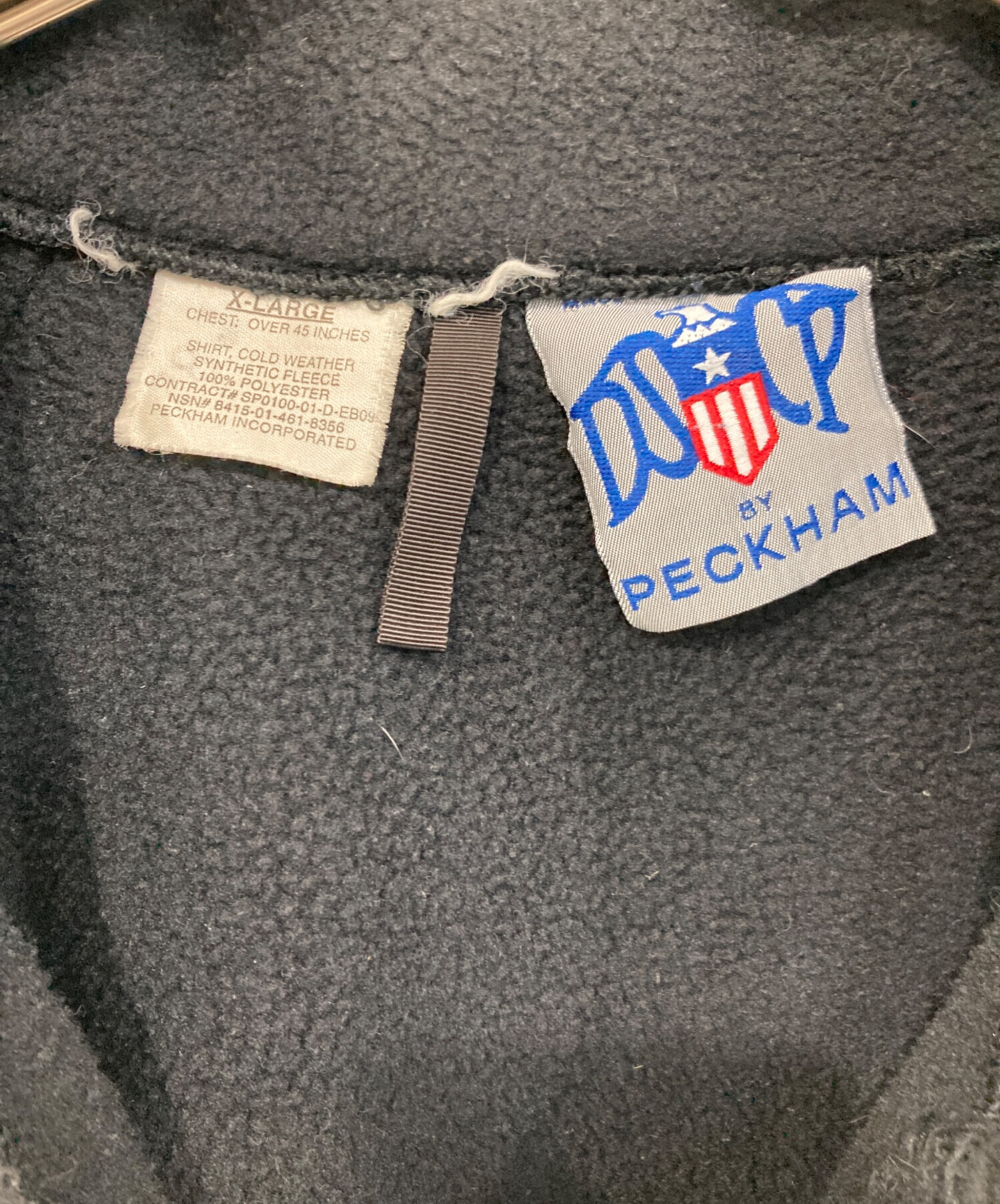 中古・古着通販】PECKHAM (ペッカム) フリースジャケット ブラック