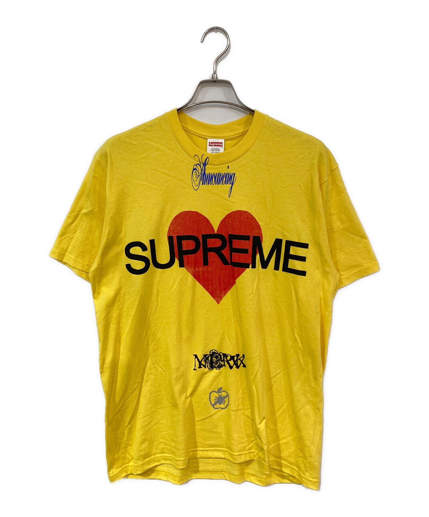 中古・古着通販】SUPREME (シュプリーム) Announcing Tee イエロー 