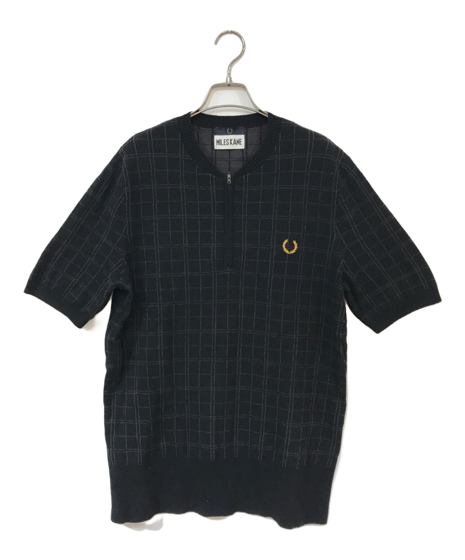 中古・古着通販】FRED PERRY (フレッドペリー) S/Sハーフジップニット 