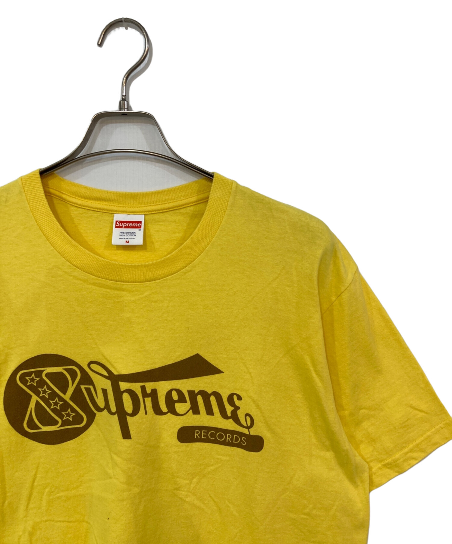 中古・古着通販】SUPREME (シュプリーム) プリントTシャツ イエロー 