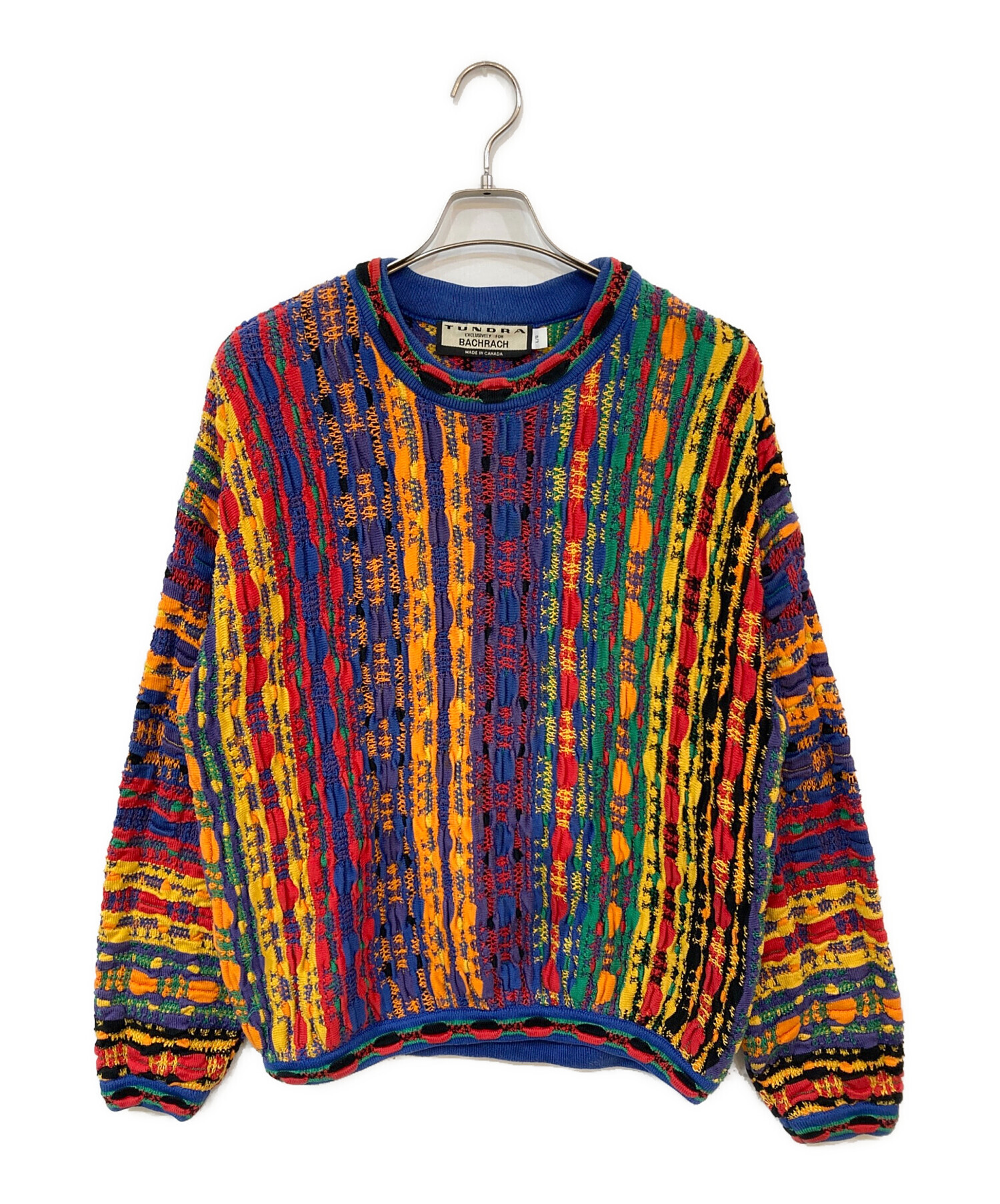 中古・古着通販】TUNDRA (ツンドラ) クレイジーニット マルチカラー