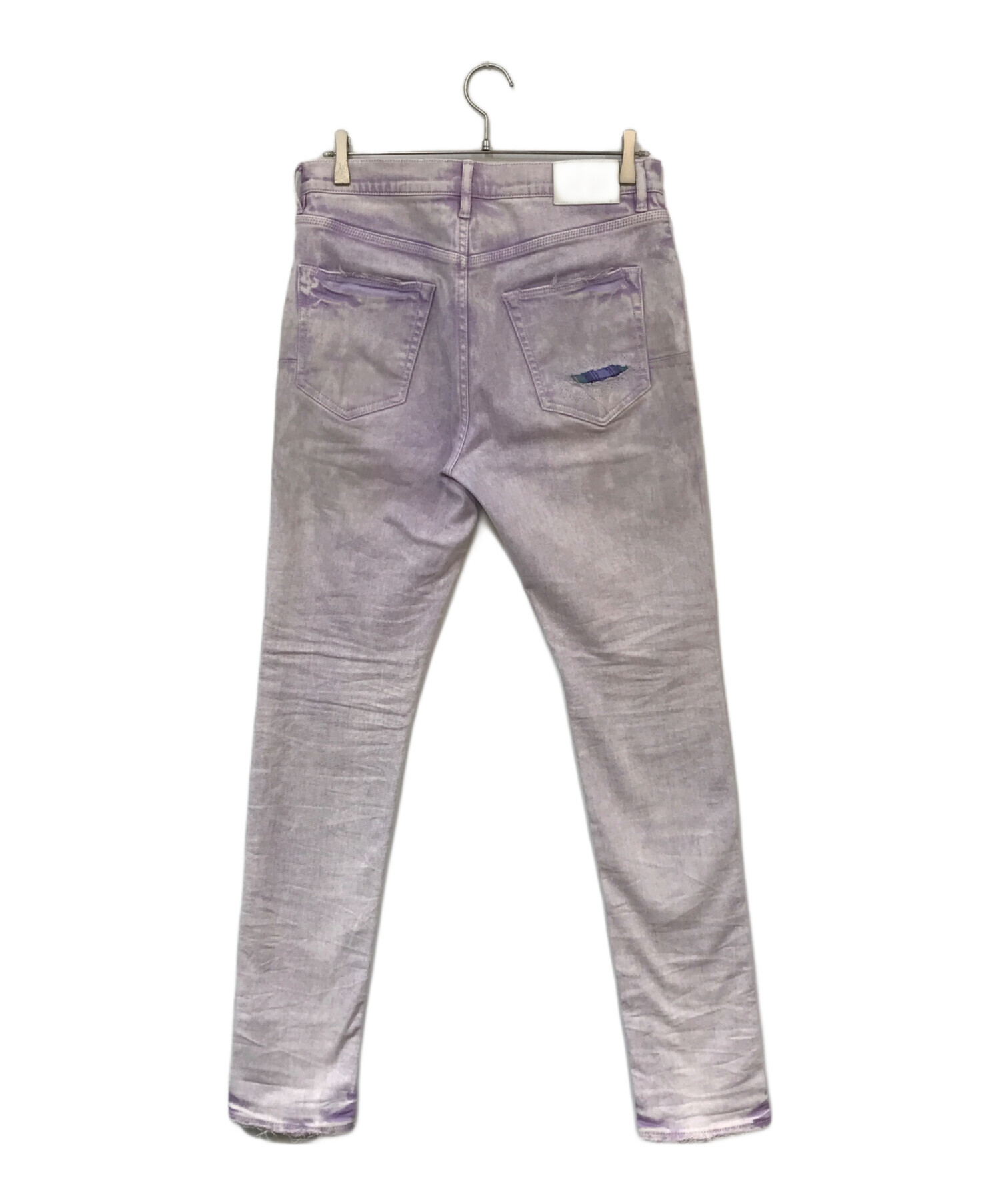 中古・古着通販】PURPLE BRAND (パープルブランド) リペアカラーデニム 