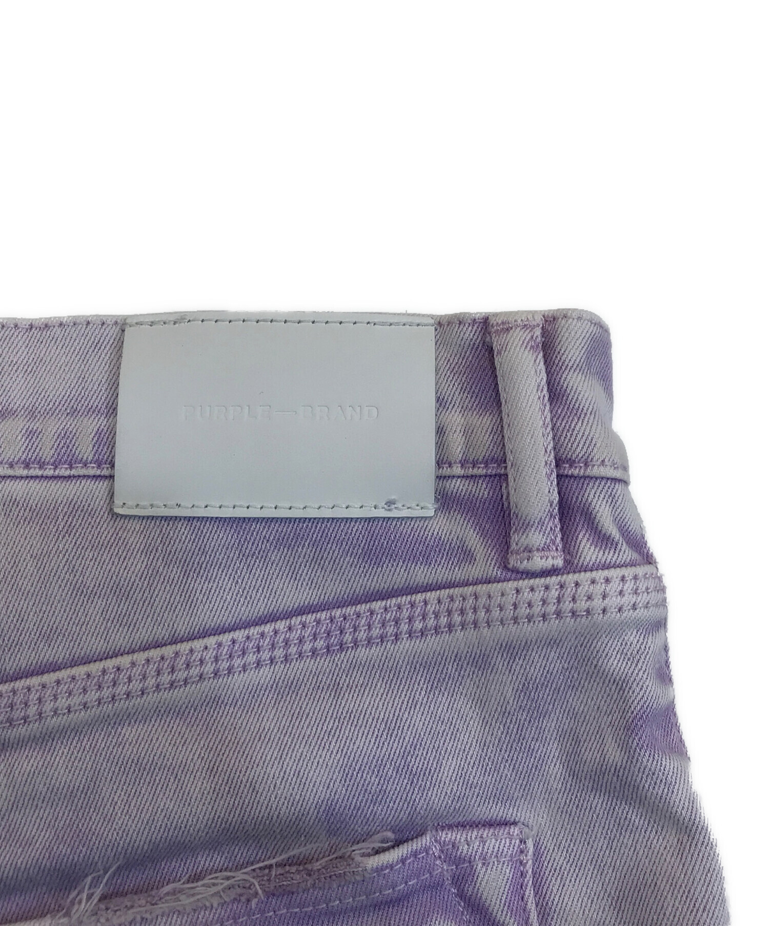 中古・古着通販】PURPLE BRAND (パープルブランド) リペアカラーデニム 