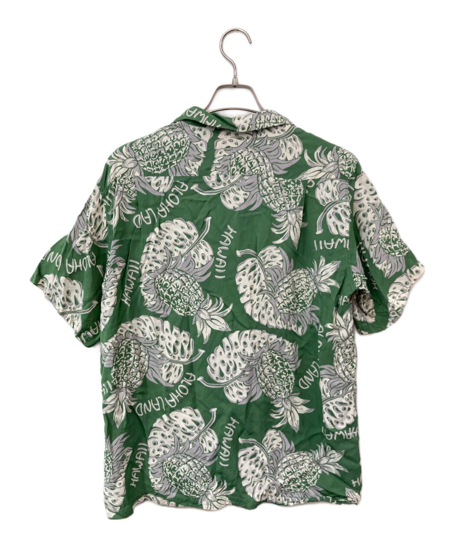 中古・古着通販】Sun Surf (サンサーフ) アロハシャツ グリーン サイズ 