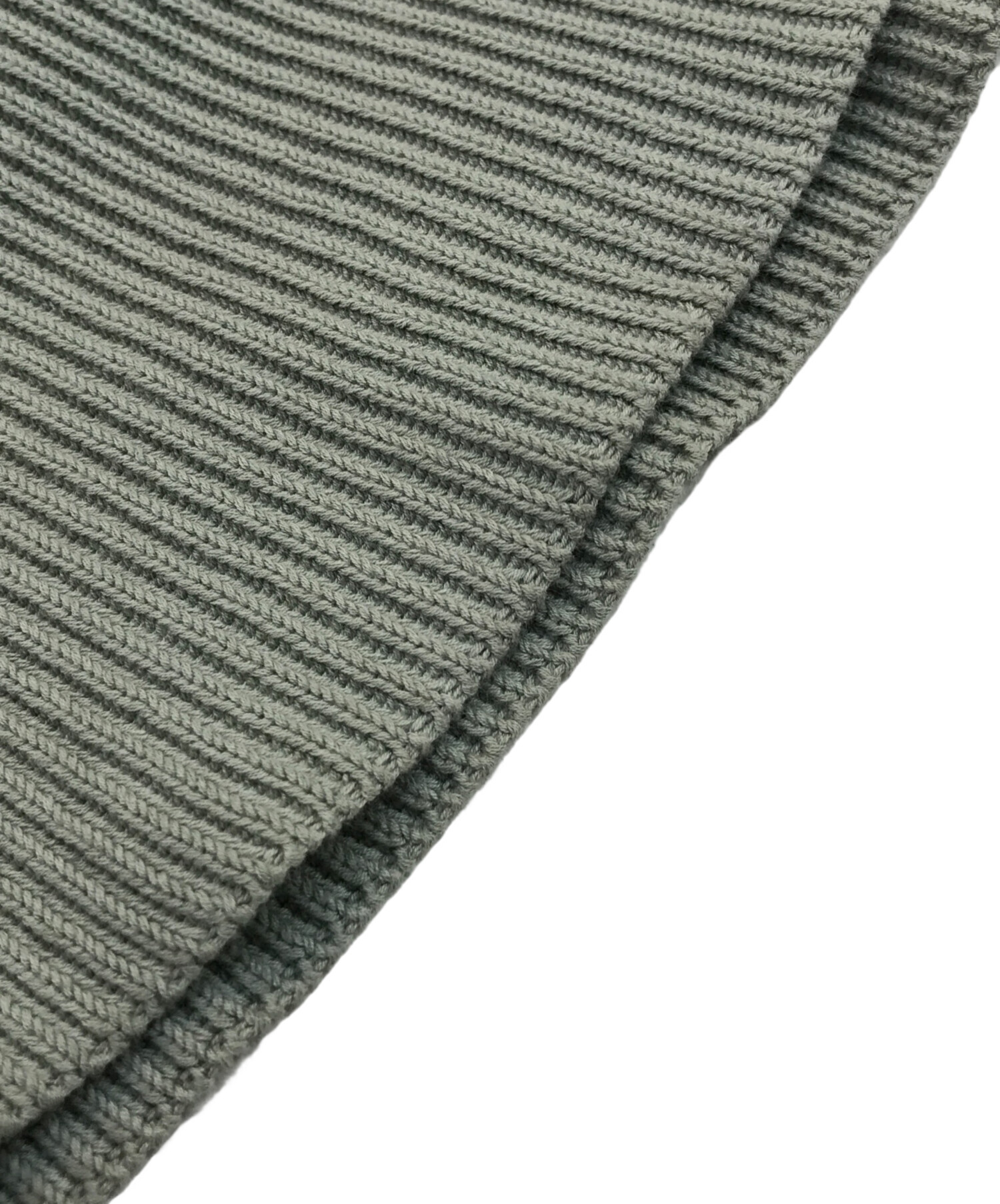 中古・古着通販】AURALEE (オーラリー) リブニットパンツ グリーン