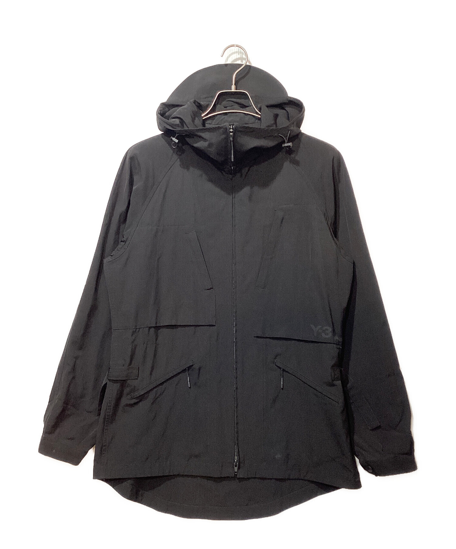 中古・古着通販】Y-3 (ワイスリー) ナイロンジャケット ブラック  