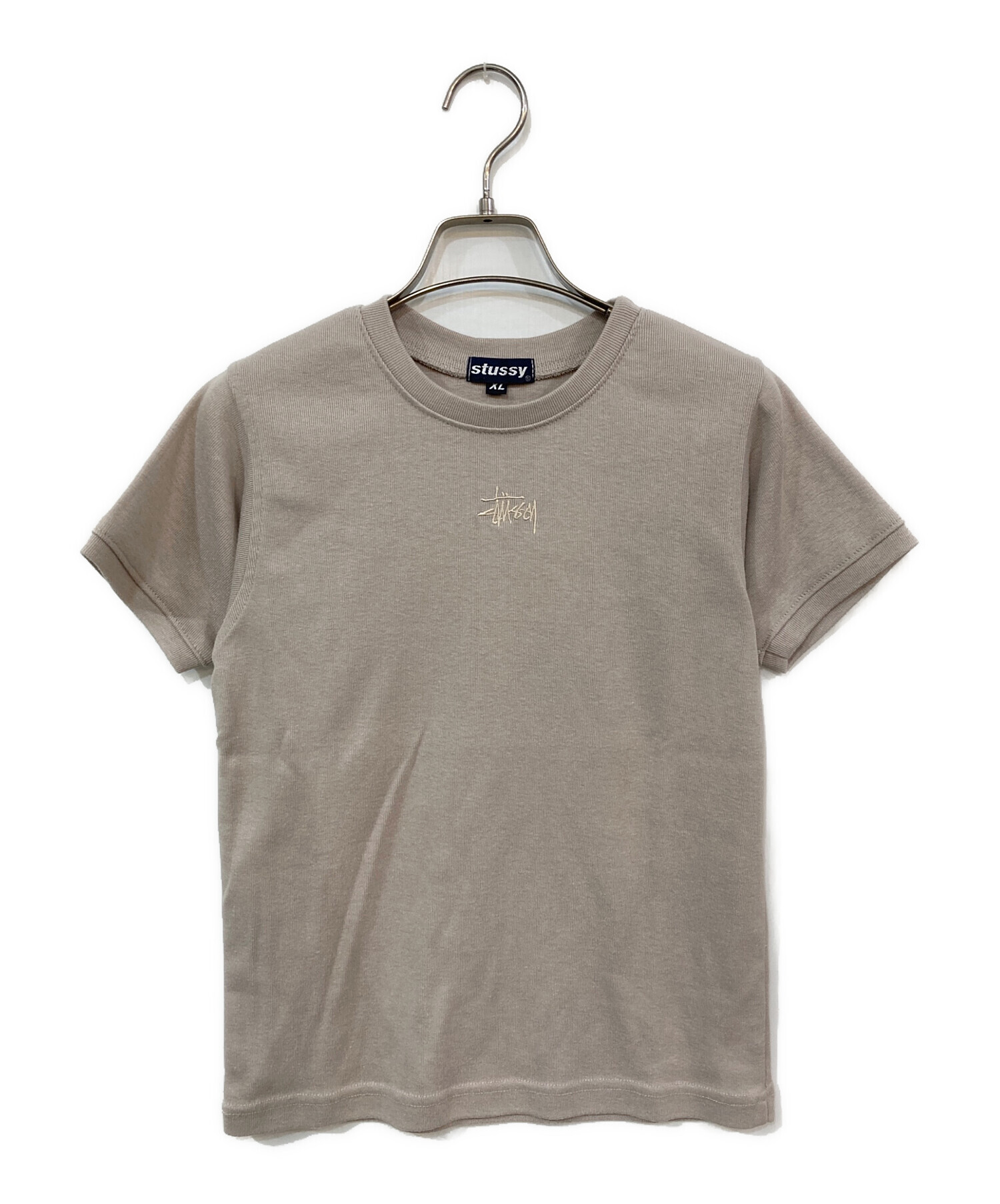 OLD STUSSY ステューシー Tシャツ ハイビスカス ベージュ 90s stussy 