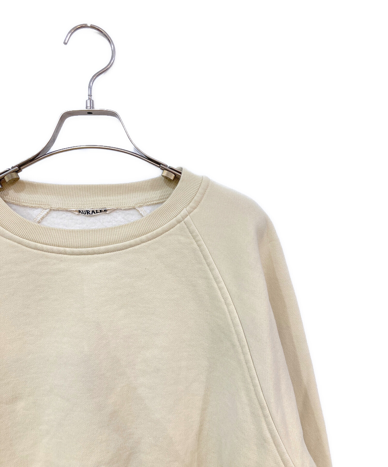AURALEE オーラリー コットン スウェット ハイネック ライトベージュ 0 AURALEE オーラリー コットン スウェット ハイネック ライト