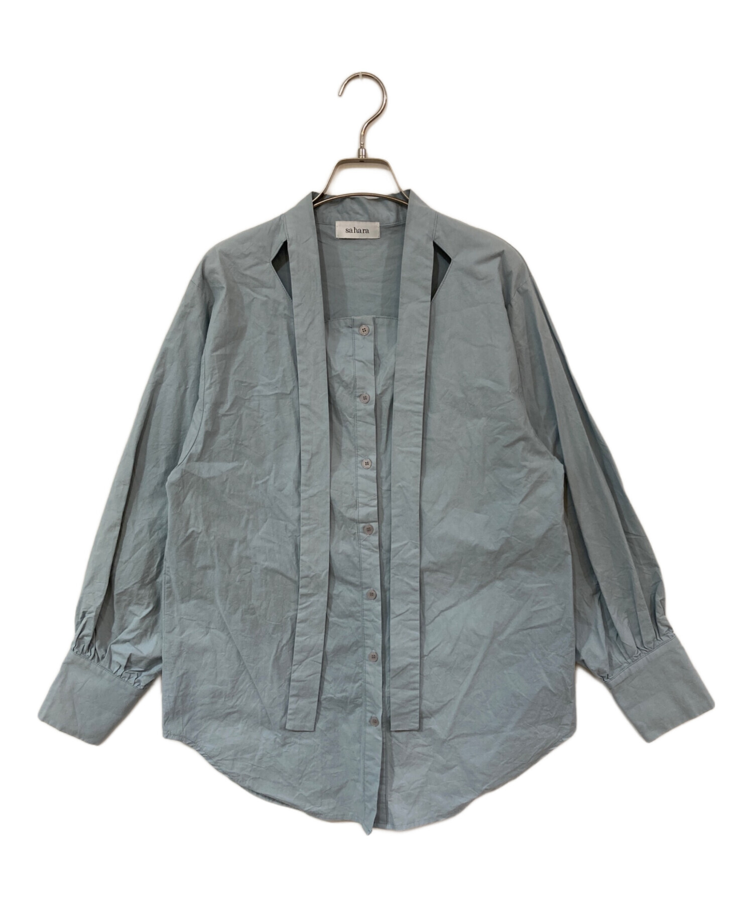 中古・古着通販】sahara (サハラ) Design Cut Shirt スカイブルー