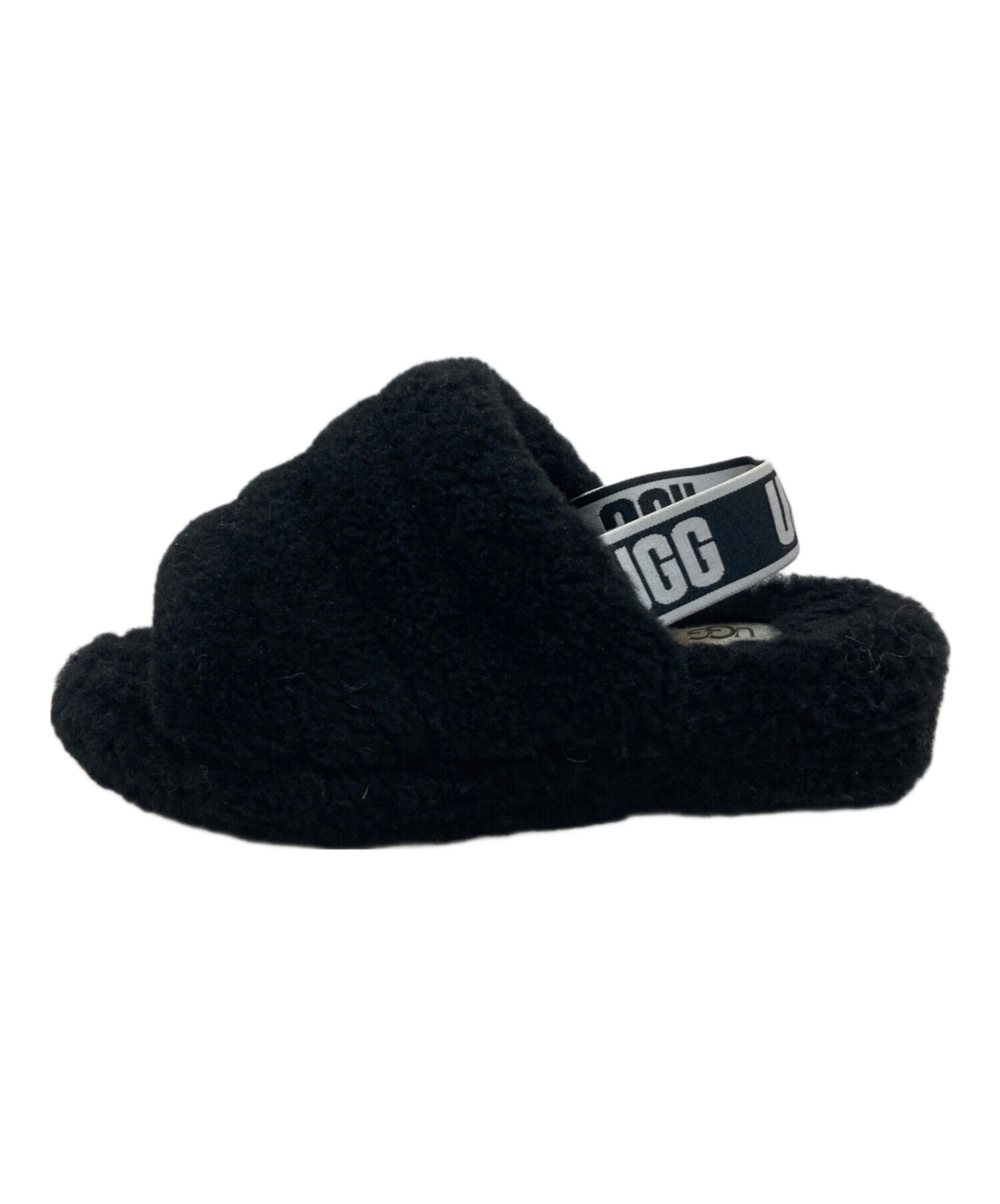 中古・古着通販】UGG (アグ) ボアサンダル ブラック サイズ:23