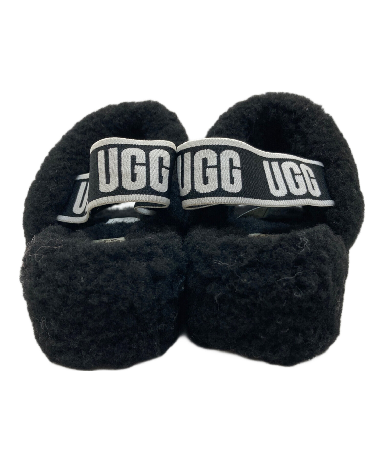 中古・古着通販】UGG (アグ) ボアサンダル ブラック サイズ:23