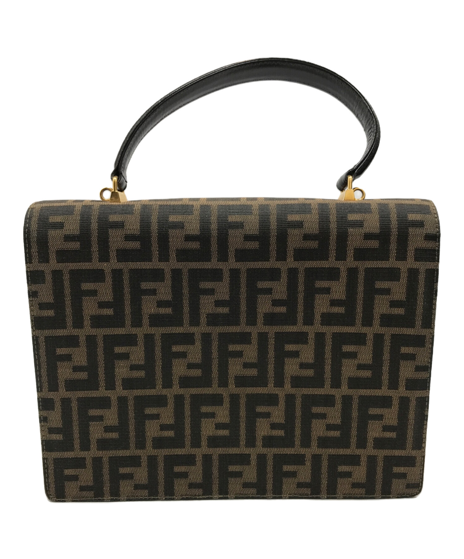 激レア 鑑定済 FENDI　ハンドバッグ　ヴィンテージ 中古・古着通販】FENDI (フェンディ) ハンドバッグ ブラウン｜ブランド