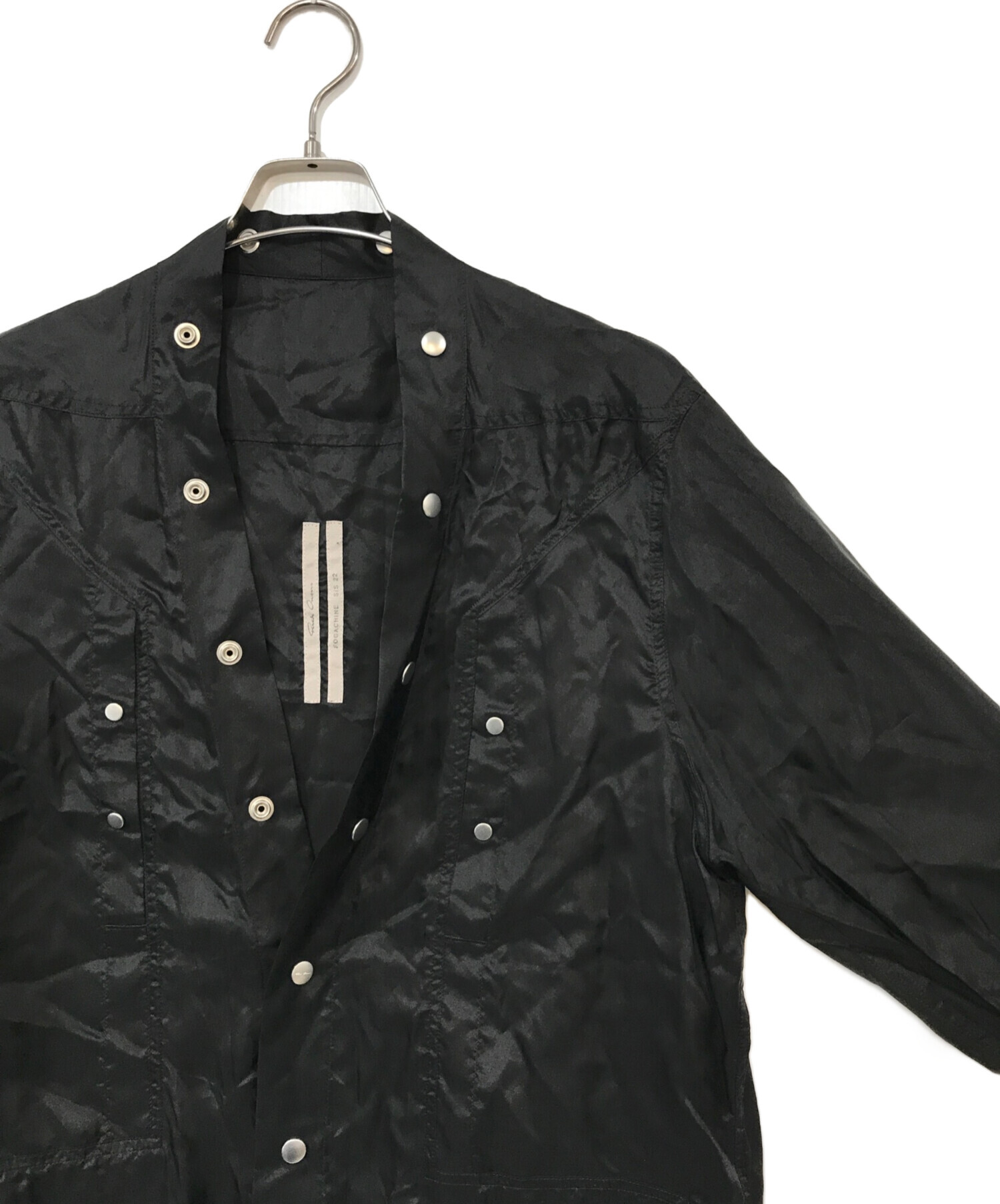 Rick Owens リックオウエンス ブラウス M 黒 【古着】【中古】【送料無料】 中古・古着通販】RICK OWENS (リックオウエンス) LARRY SHIRT ブラック