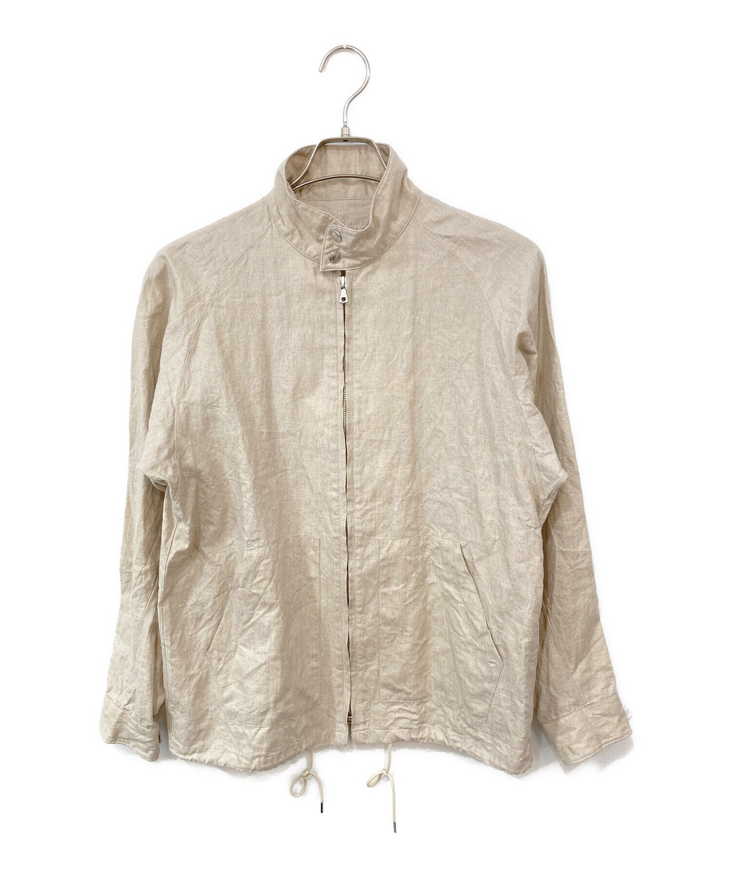 ハバーサック　リネンジャケット　haversack HAVERSACK コットンリネンウェザーシャツジャケット Khaki - C.COUNTLY