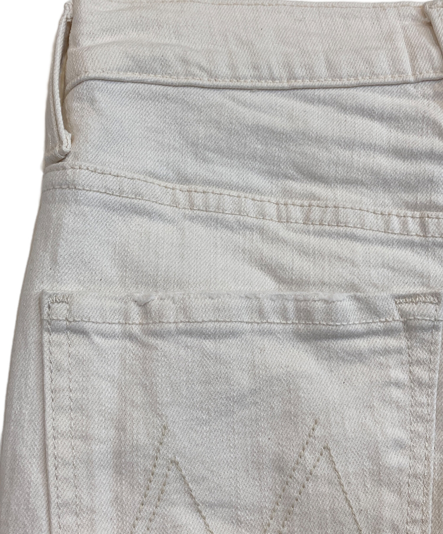 Ron Herman MOTHERホワイトデニムジーンズ MOTHER Ron Herman ロンハーマン マザーデニム ホワイト 24 mother