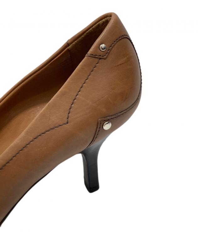 PRADA ブラウン スエード ハイヒール 中古・古着通販】PRADA (プラダ) パンプス ブラウン サイズ:SIZE 36 1