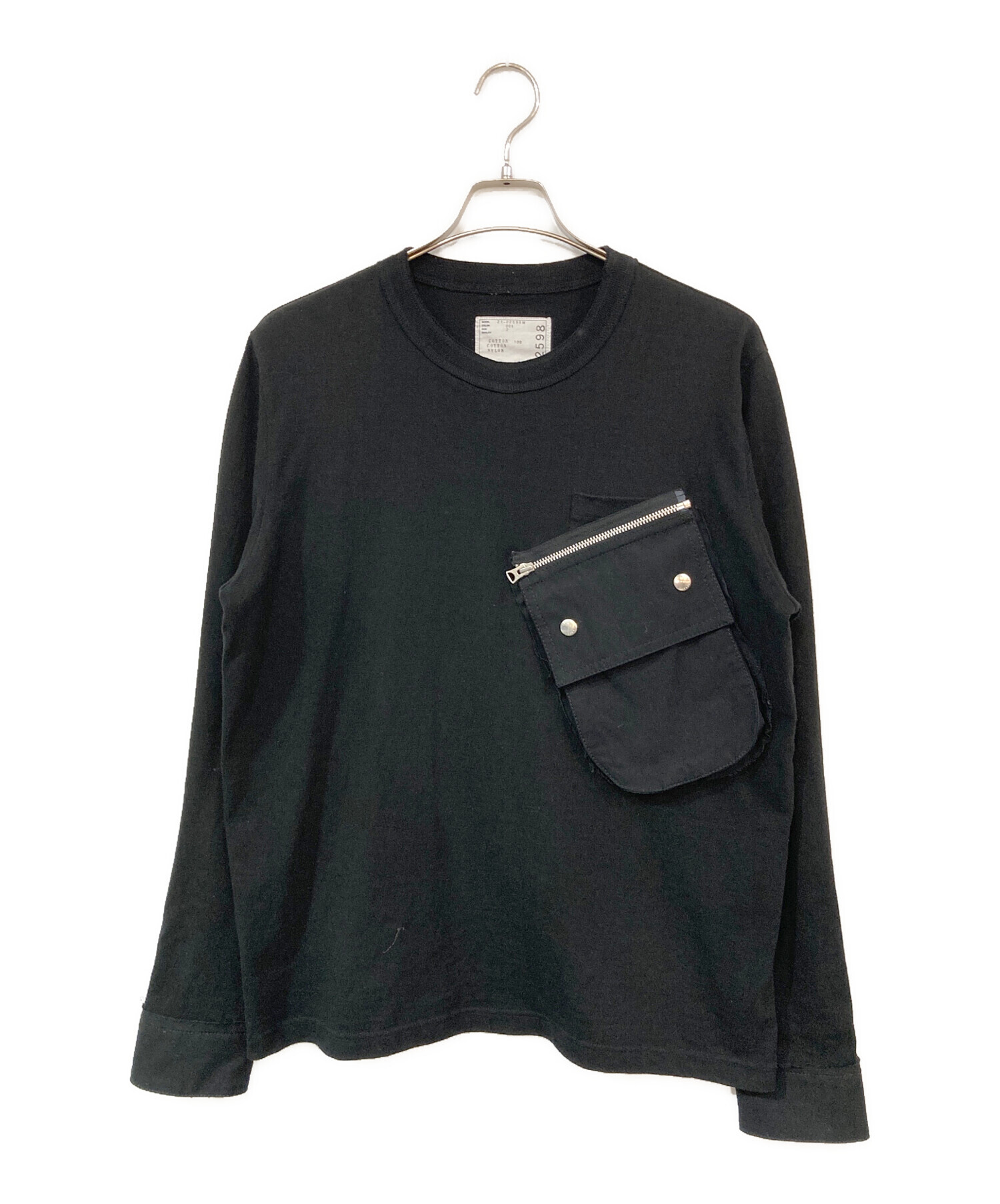 中古・古着通販】sacai (サカイ) Cotton Long Sleeve T-Shirt/コットン