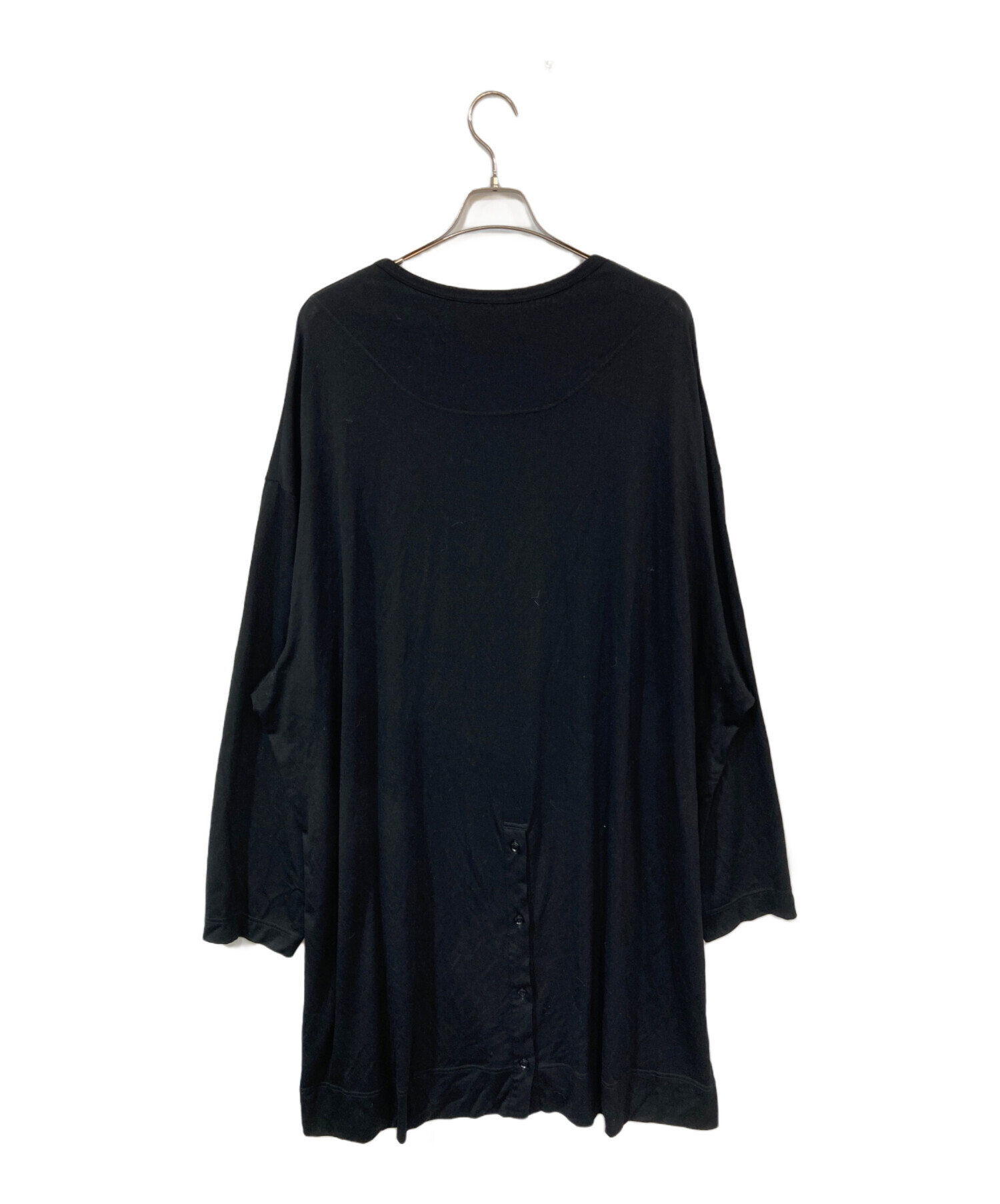 中古・古着通販】YOHJI YAMAMOTO (ヨウジヤマモト) ロングスリーブカットソー ブラック サイズ:3｜ブランド・古着通販  トレファク公式【TREFAC FASHION】スマホサイト