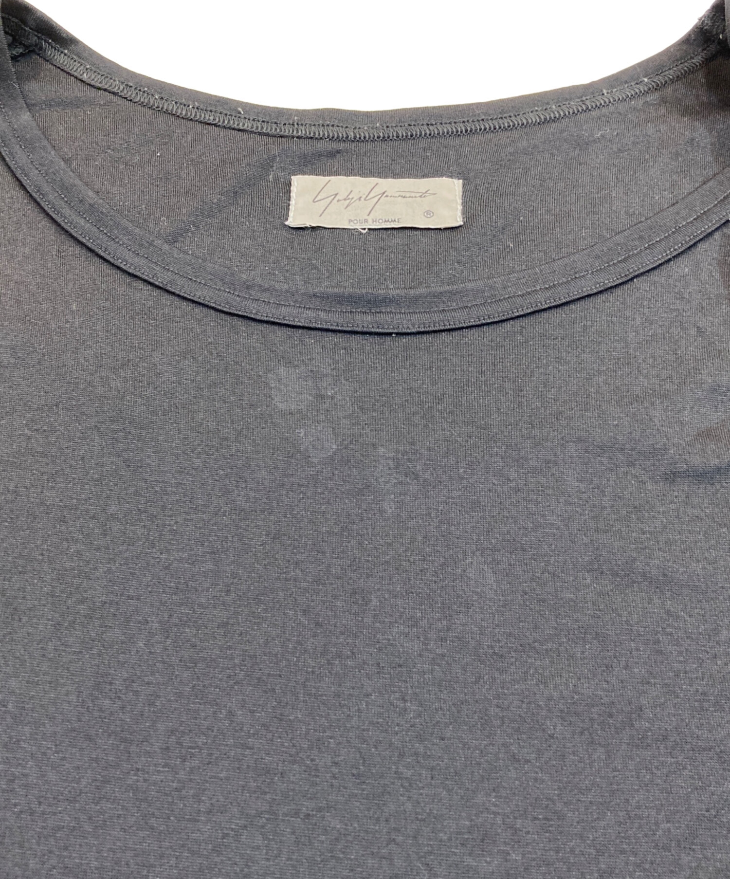 中古・古着通販】YOHJI YAMAMOTO (ヨウジヤマモト) ロングスリーブカットソー ブラック サイズ:3｜ブランド・古着通販  トレファク公式【TREFAC FASHION】スマホサイト