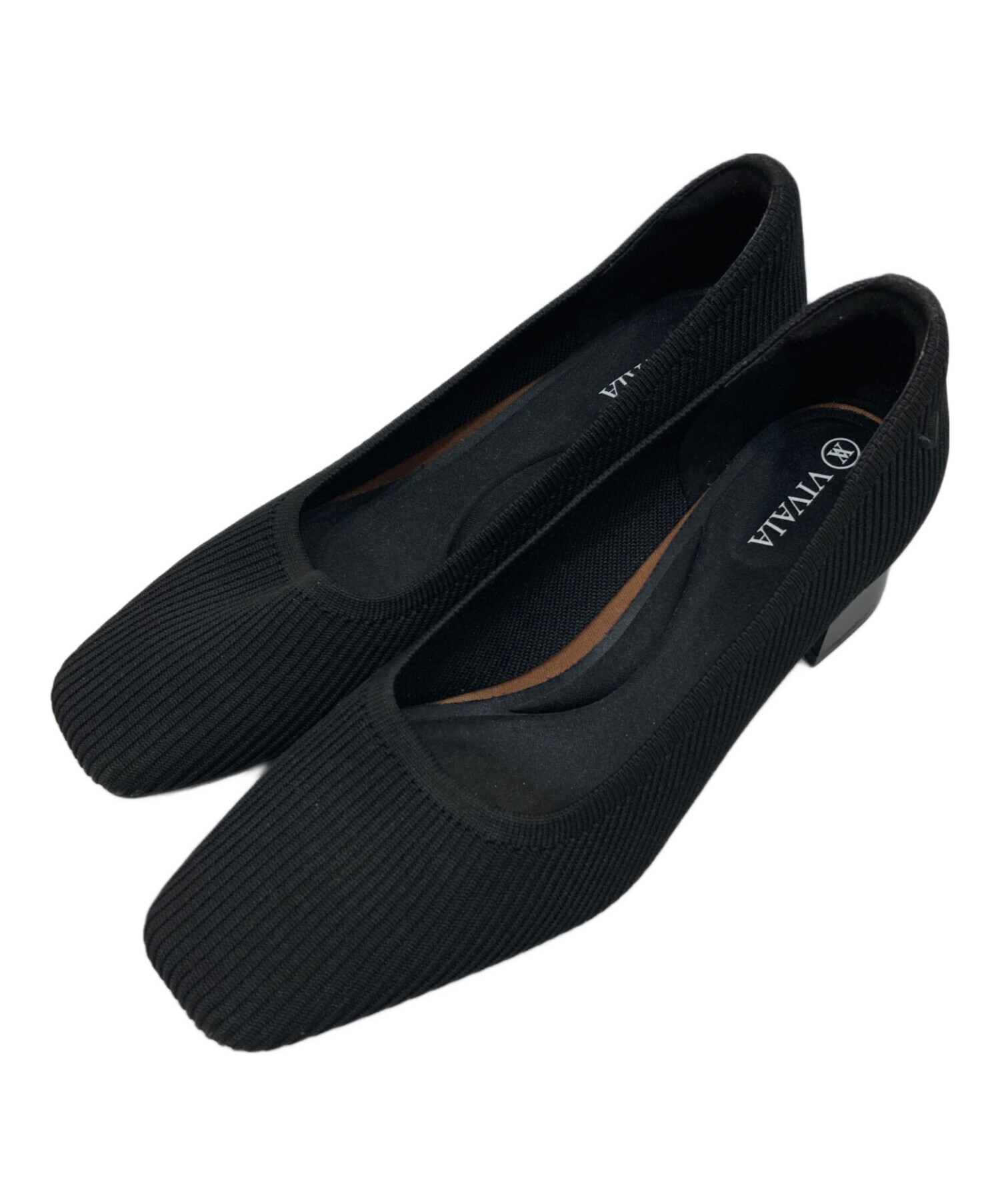 VIVAIA ヒール ブラック VIVAIA Scarlett ブラックポインテッド トゥ